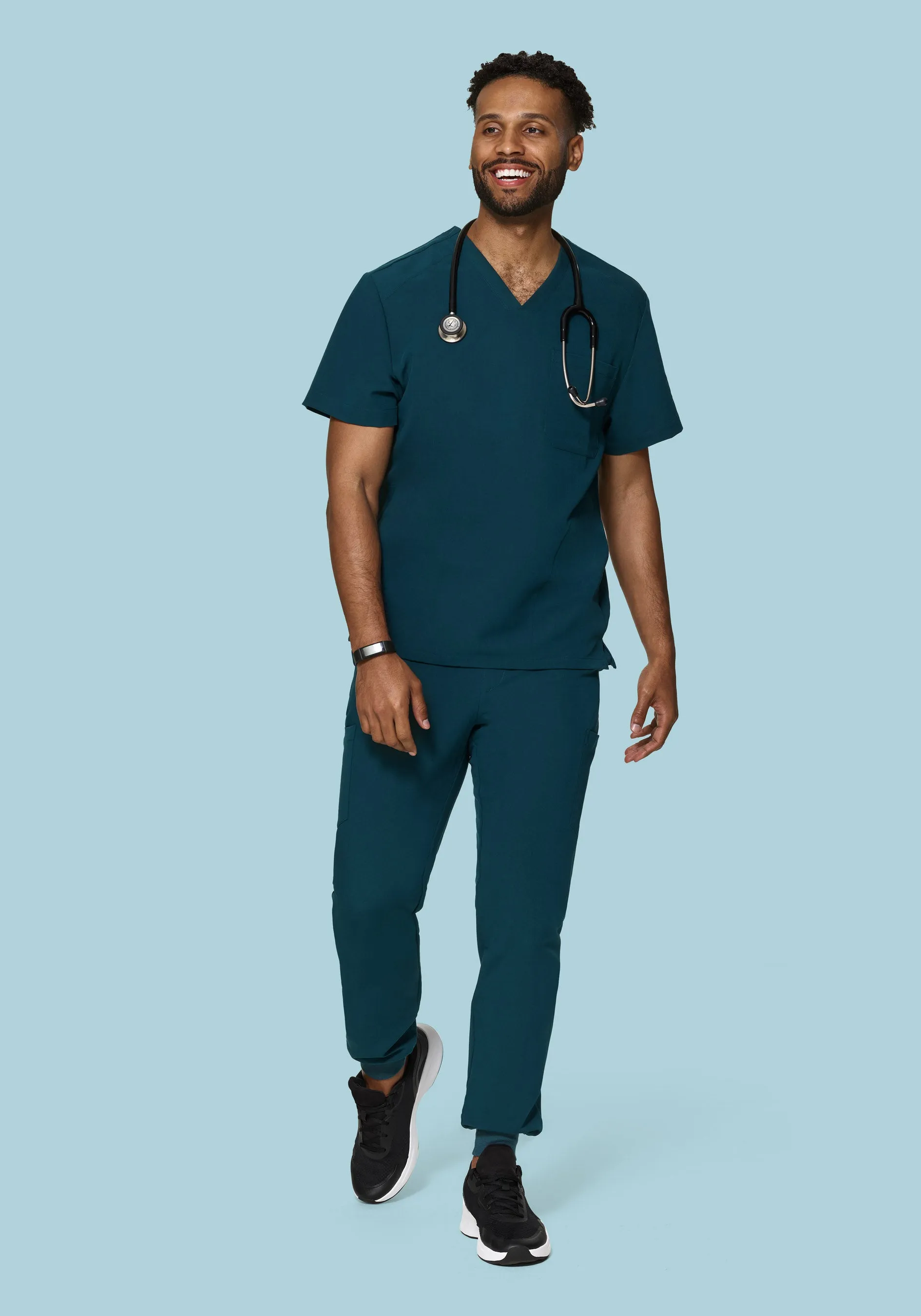 7 Pocket Joggers Caribbean Blue