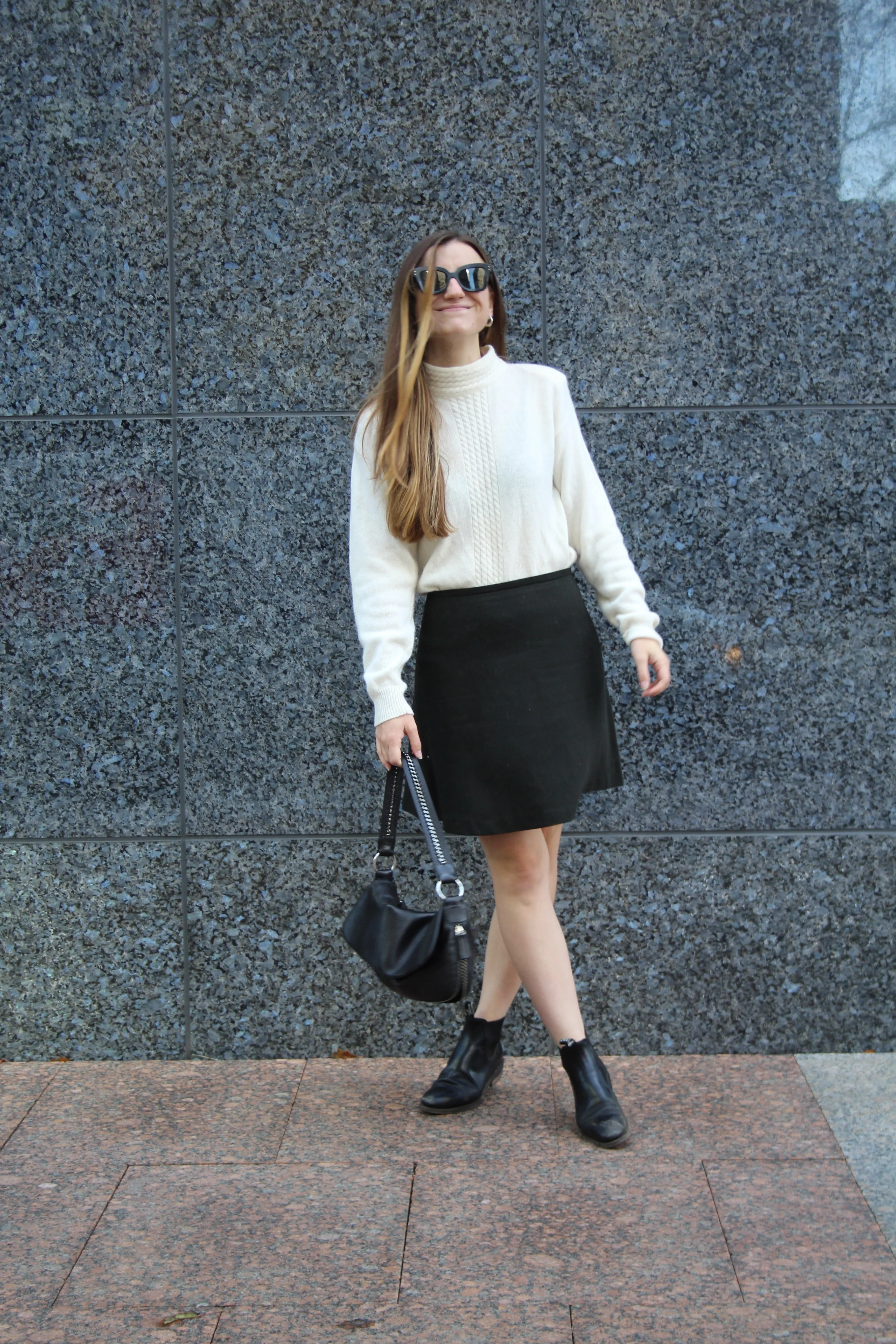 80s Lambswool & Angora Knit Sweater M/L