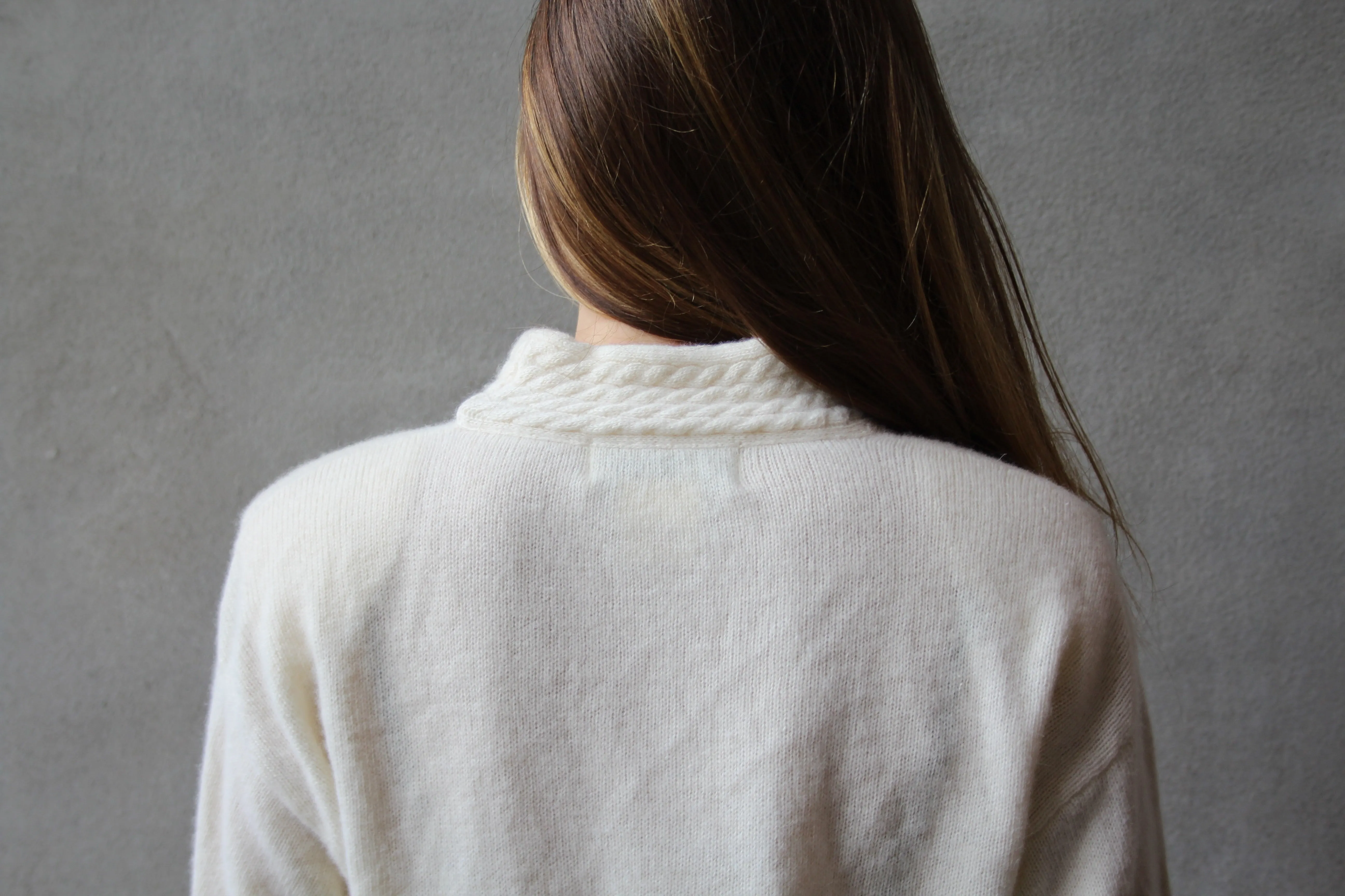80s Lambswool & Angora Knit Sweater M/L