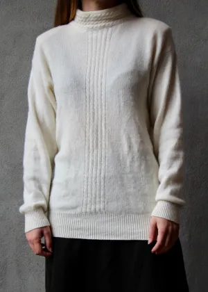80s Lambswool & Angora Knit Sweater M/L