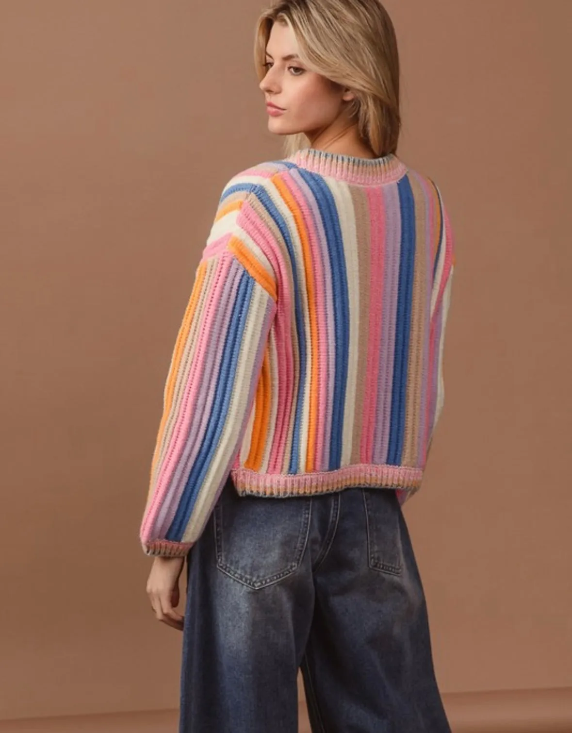 A Textured Knit Cardi (Jan. Wk. 1 Delivery