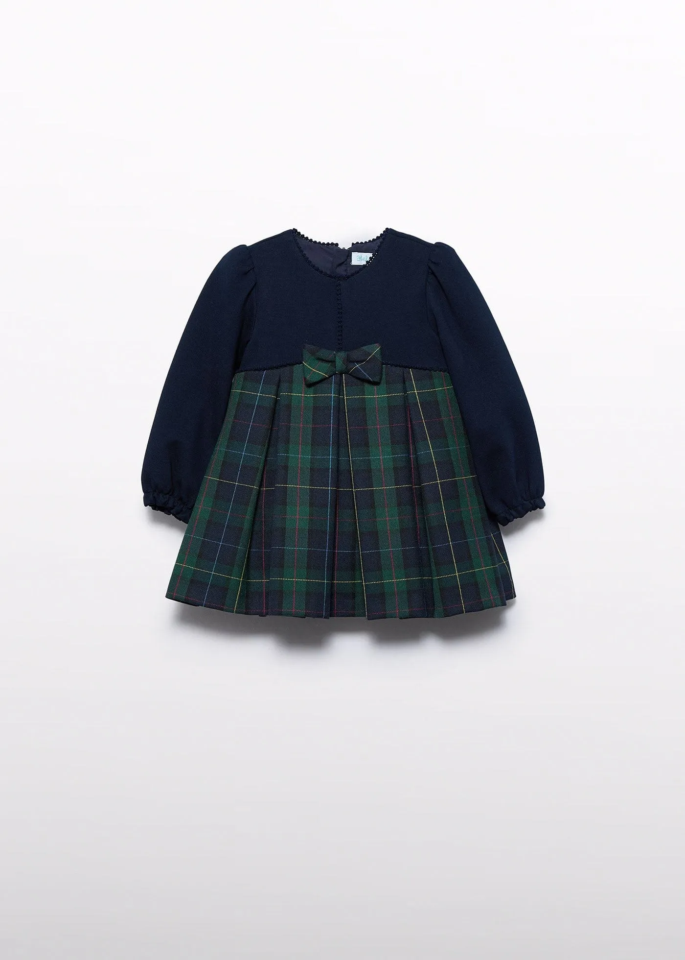 Abel & Lula Plaid Pleated Dress for Baby