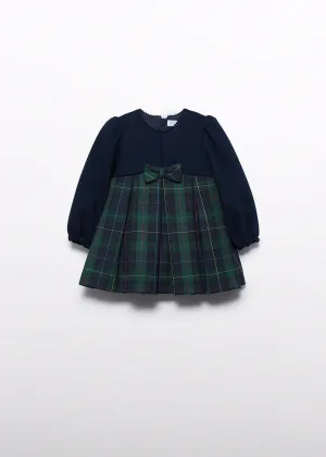 Abel & Lula Plaid Pleated Dress for Baby