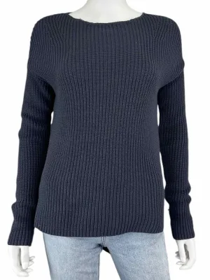 acrobat Navy High Low Sweater Size S