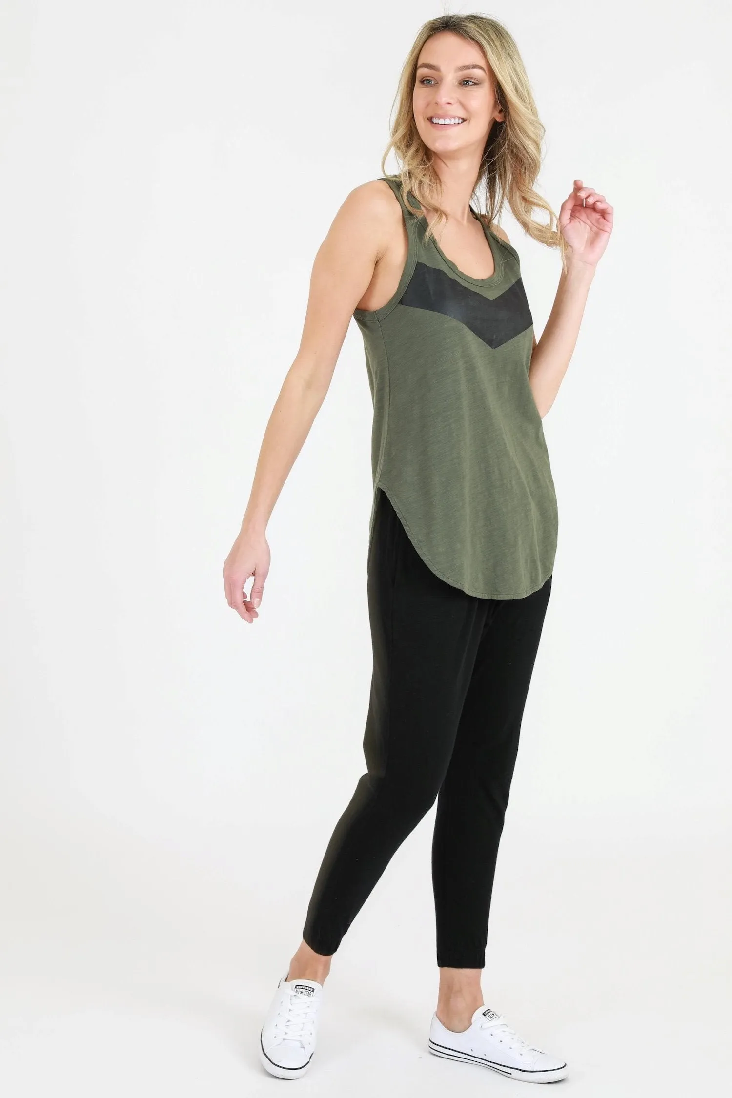 Adriana Racer Back Tank Top