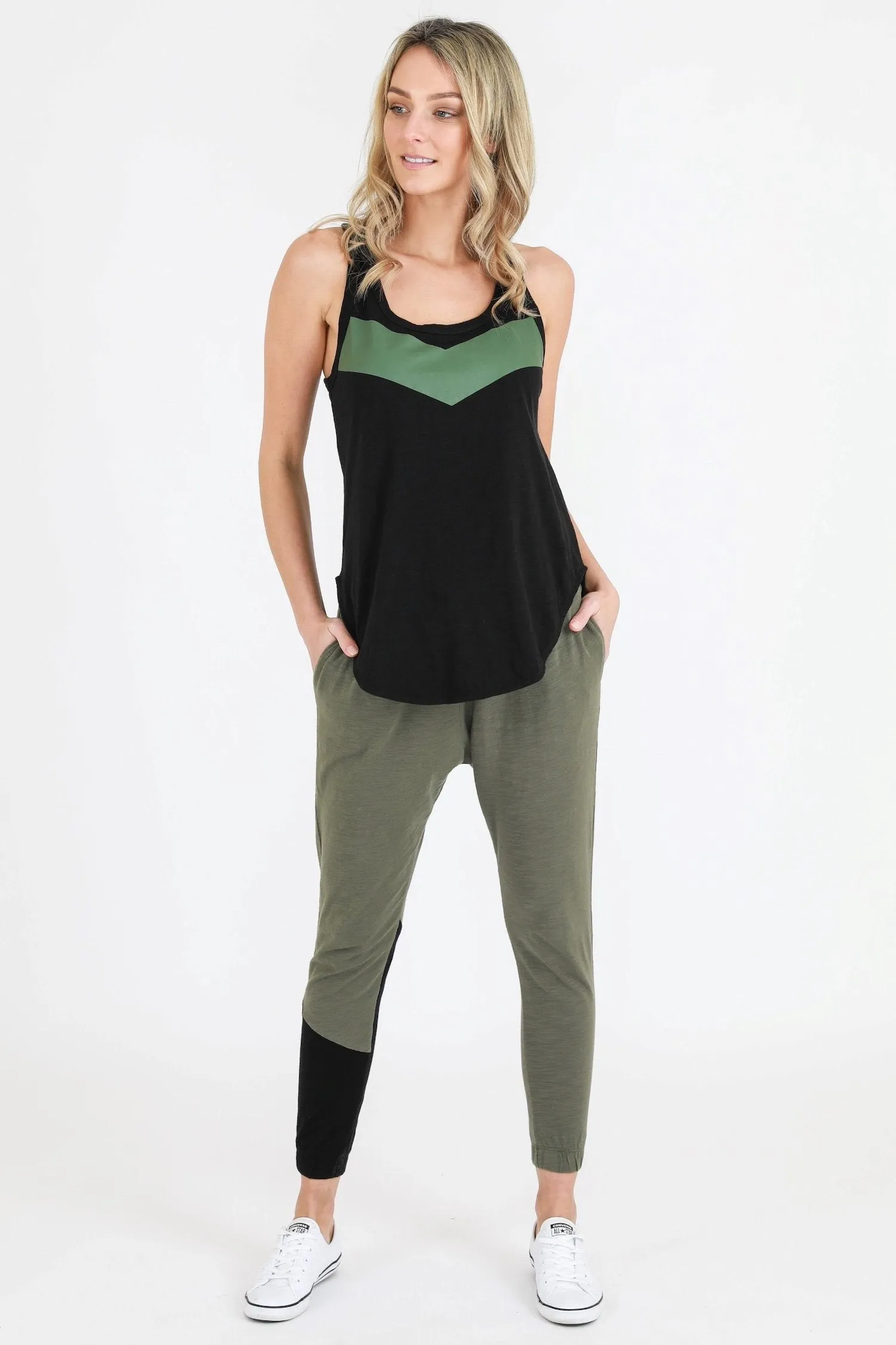 Adriana Racer Back Tank Top