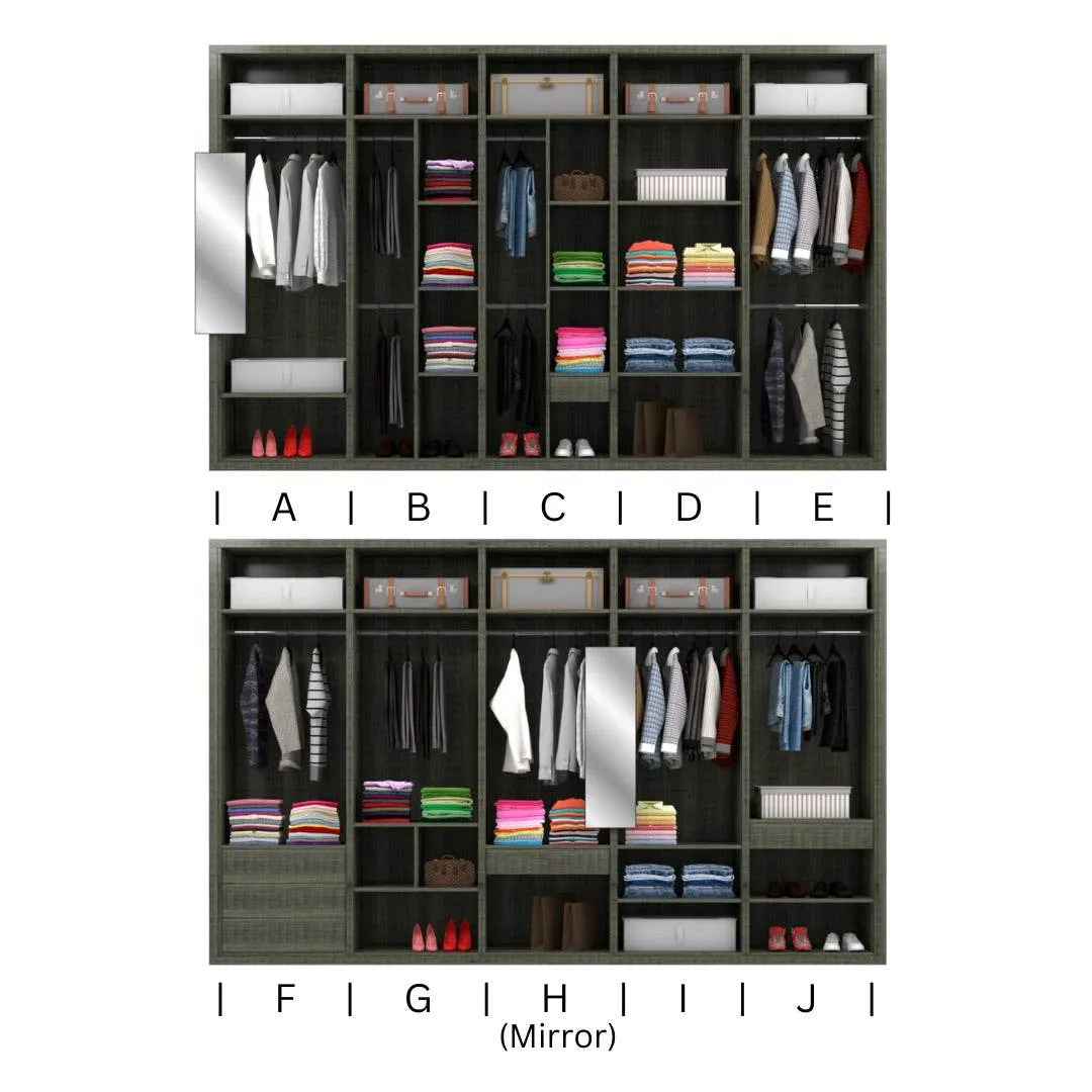 Amity Modular Wardrobe A06
