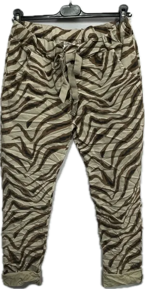Animal Print Pants