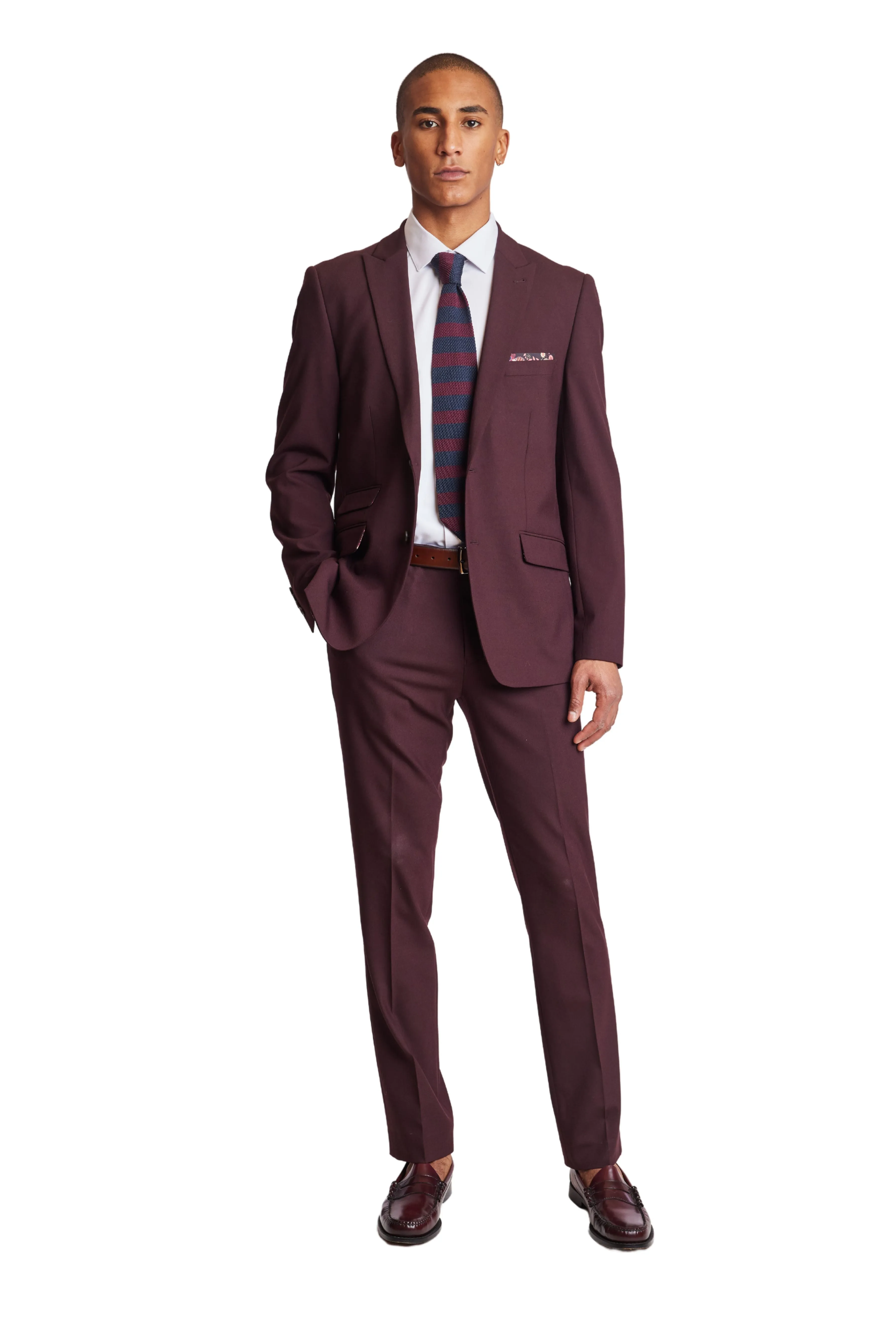 Ashton Peak Jacket - slim - Winter Wine