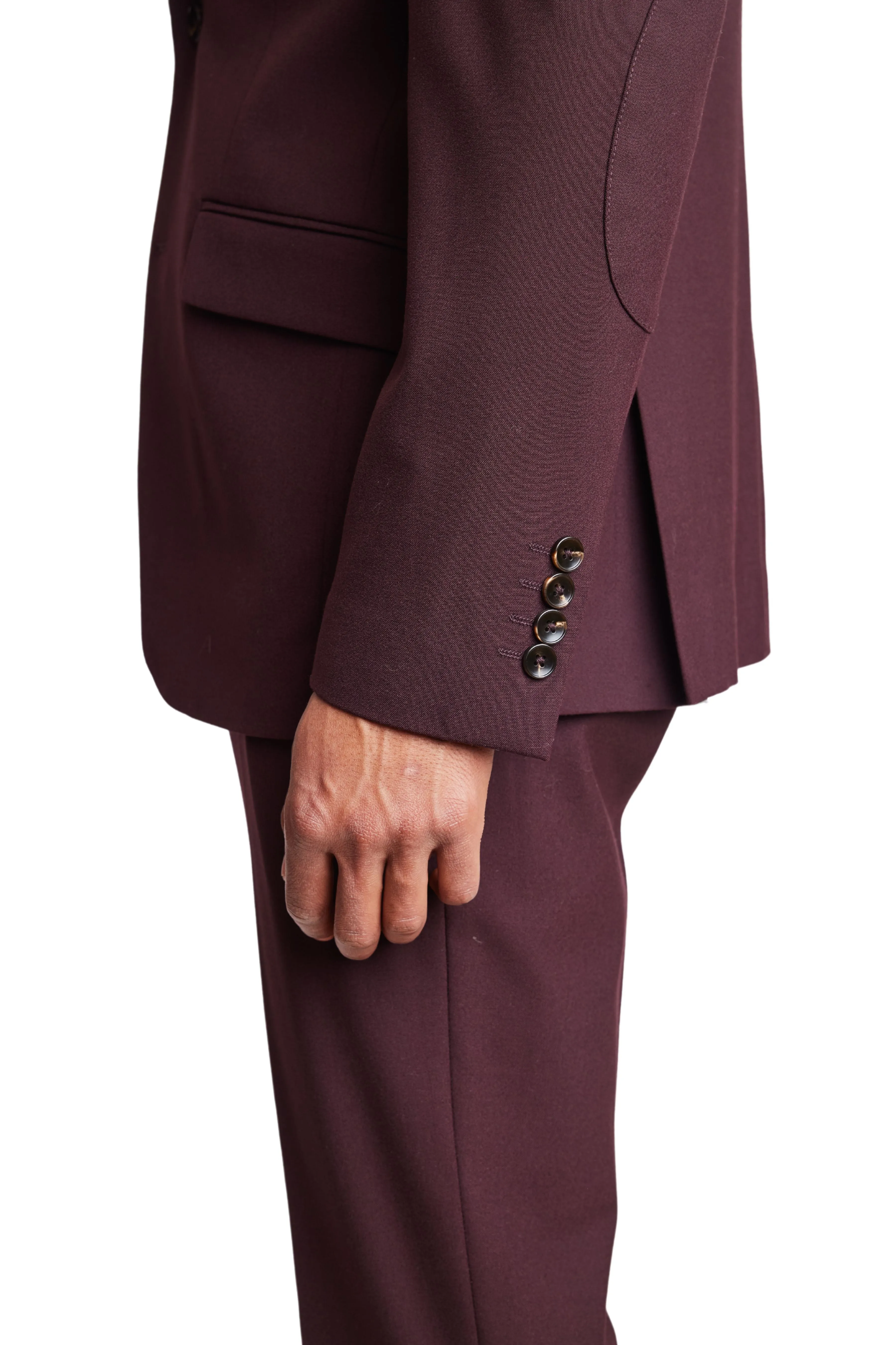 Ashton Peak Jacket - slim - Winter Wine
