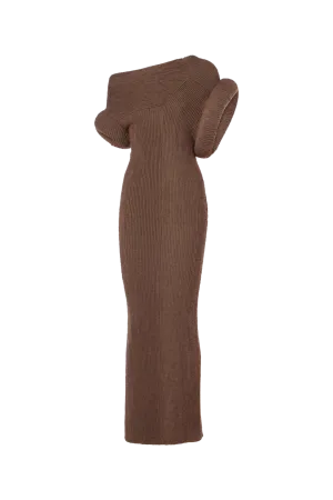 Asymmetric Knit Dress