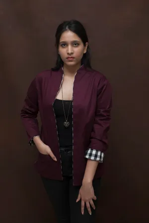 Aubergine Reversible Jacket