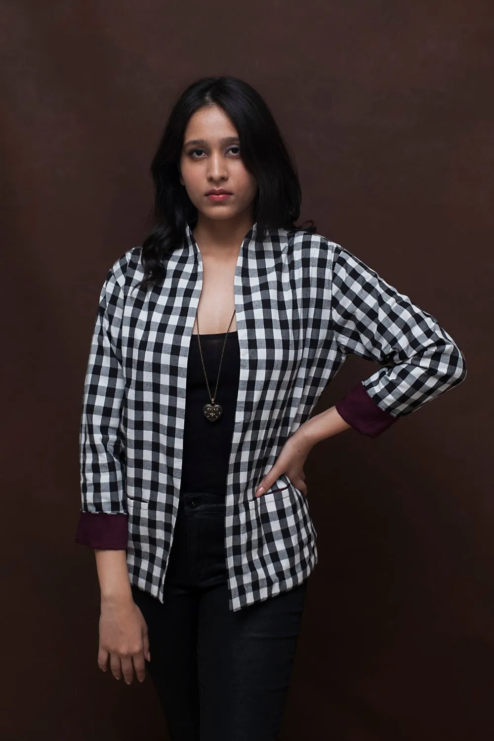 Aubergine Reversible Jacket