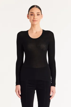 Babywool Merino Seamless Crew - Black