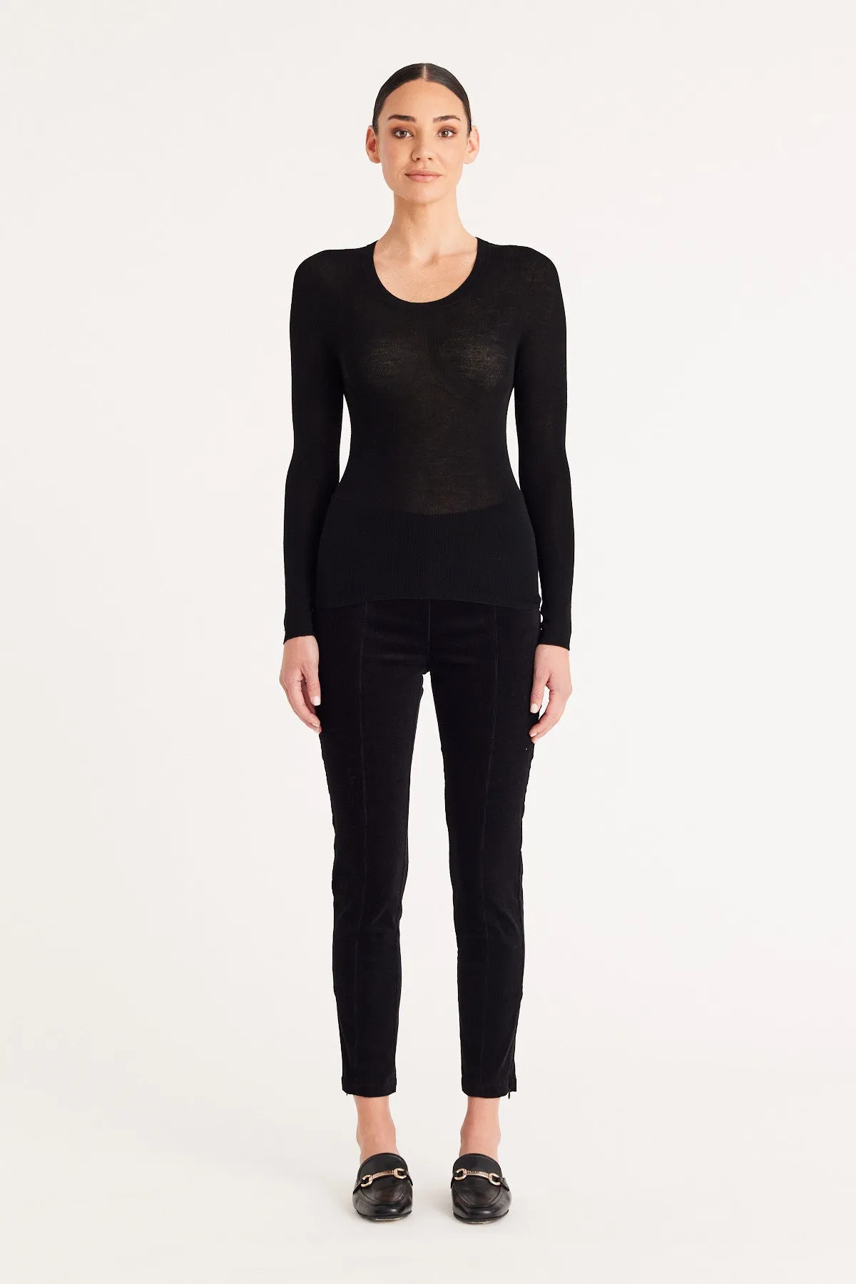Babywool Merino Seamless Crew - Black