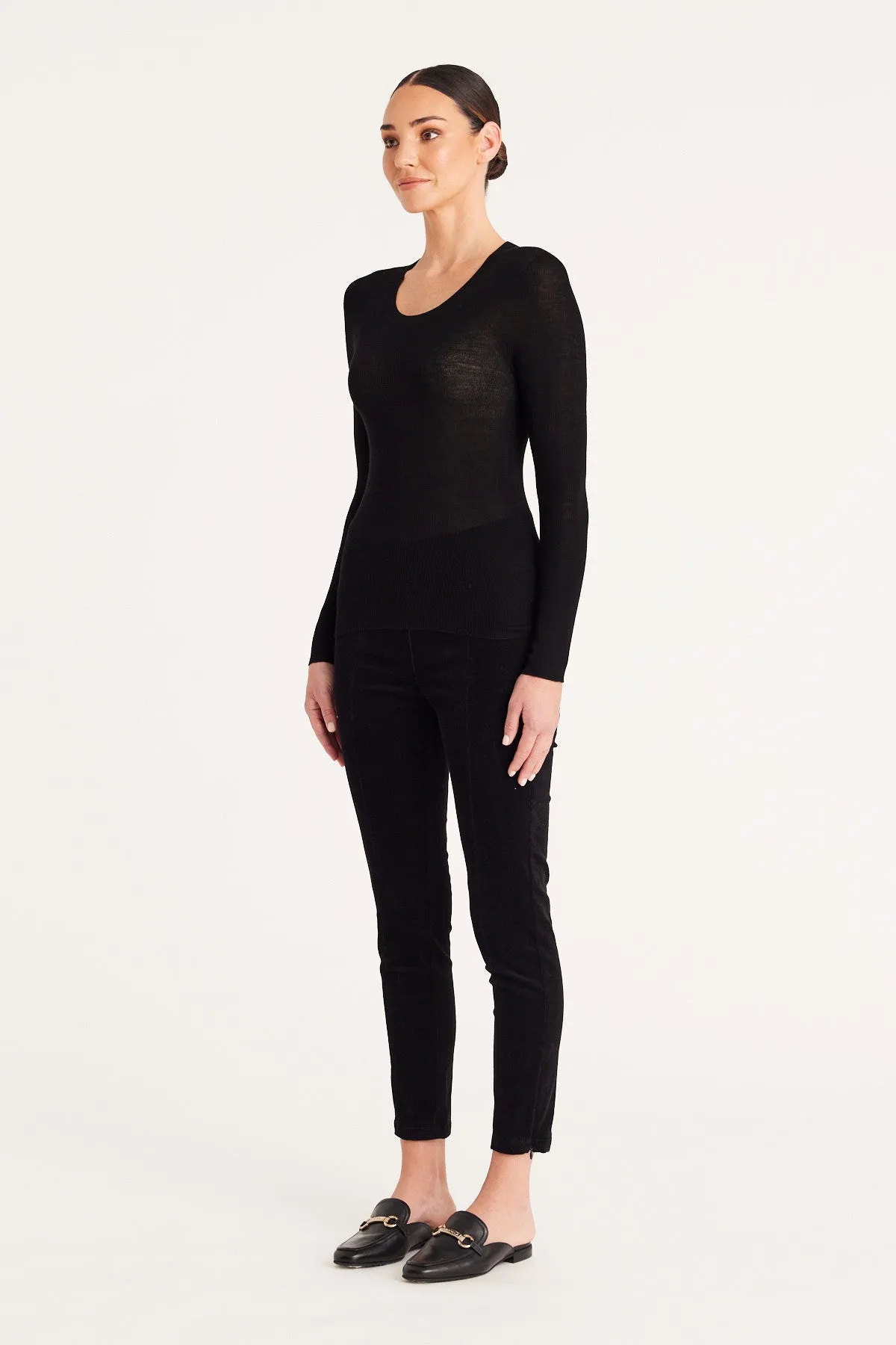 Babywool Merino Seamless Crew - Black