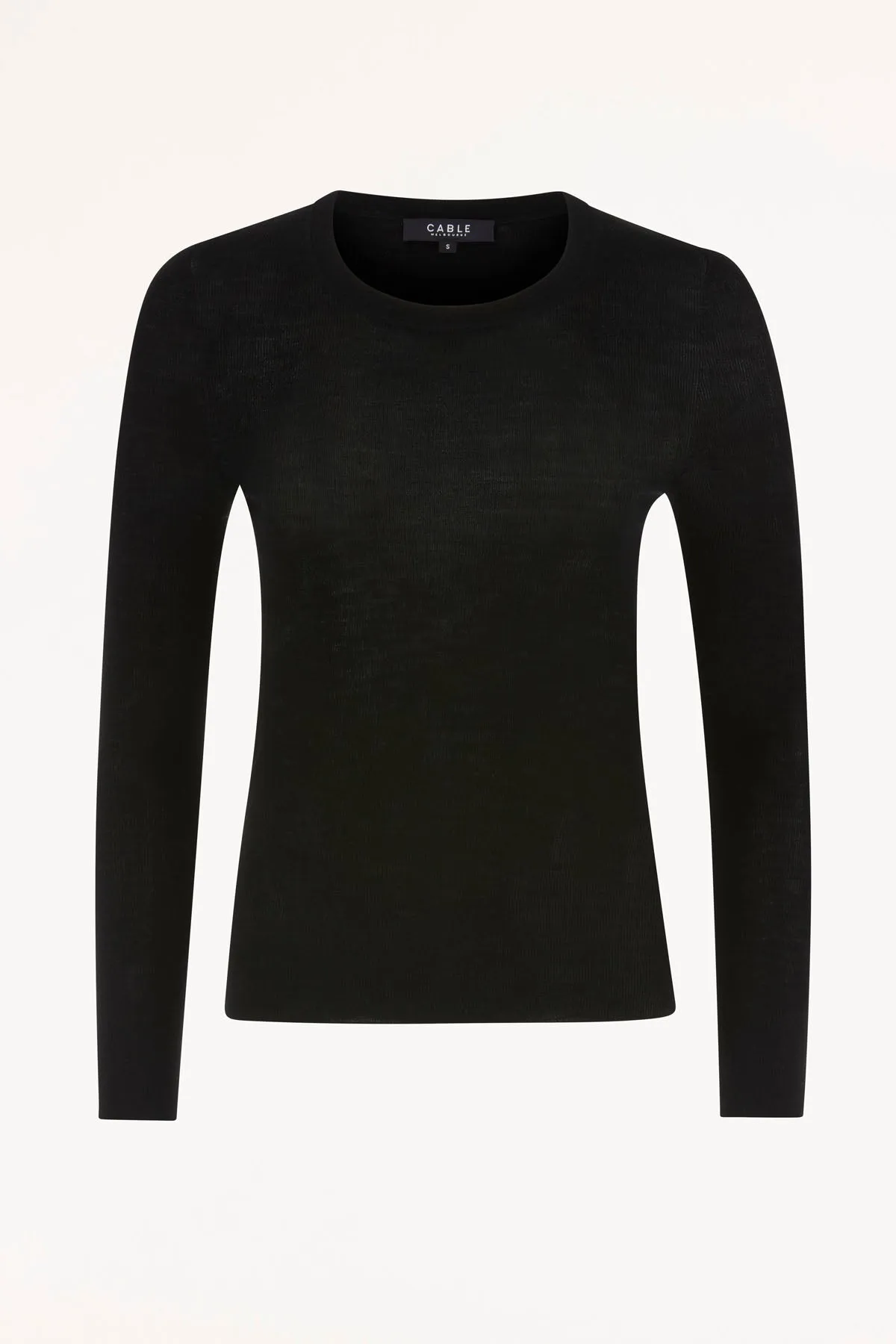 Babywool Merino Seamless Crew - Black