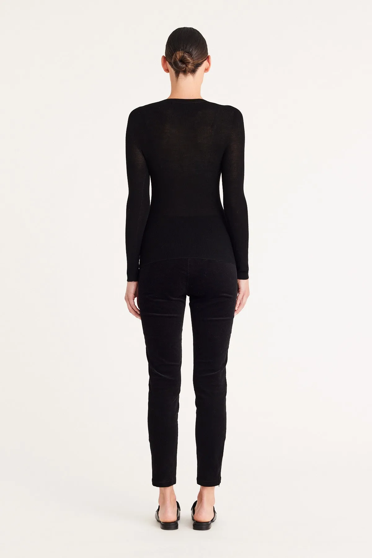 Babywool Merino Seamless Crew - Black