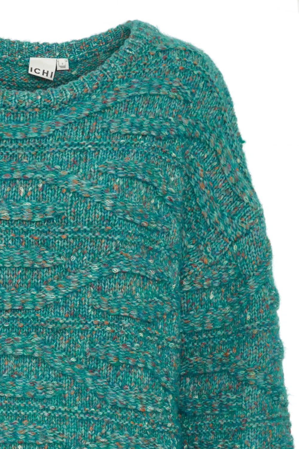 Balas Green-Blue Knit Jumper