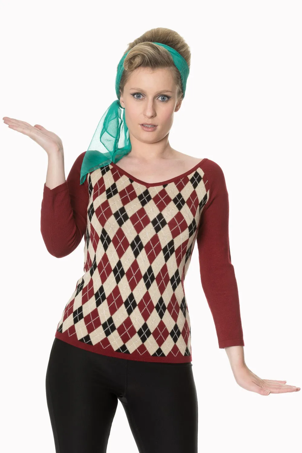 Banned Apparel - Great Heights Off Shoulder Knit Top