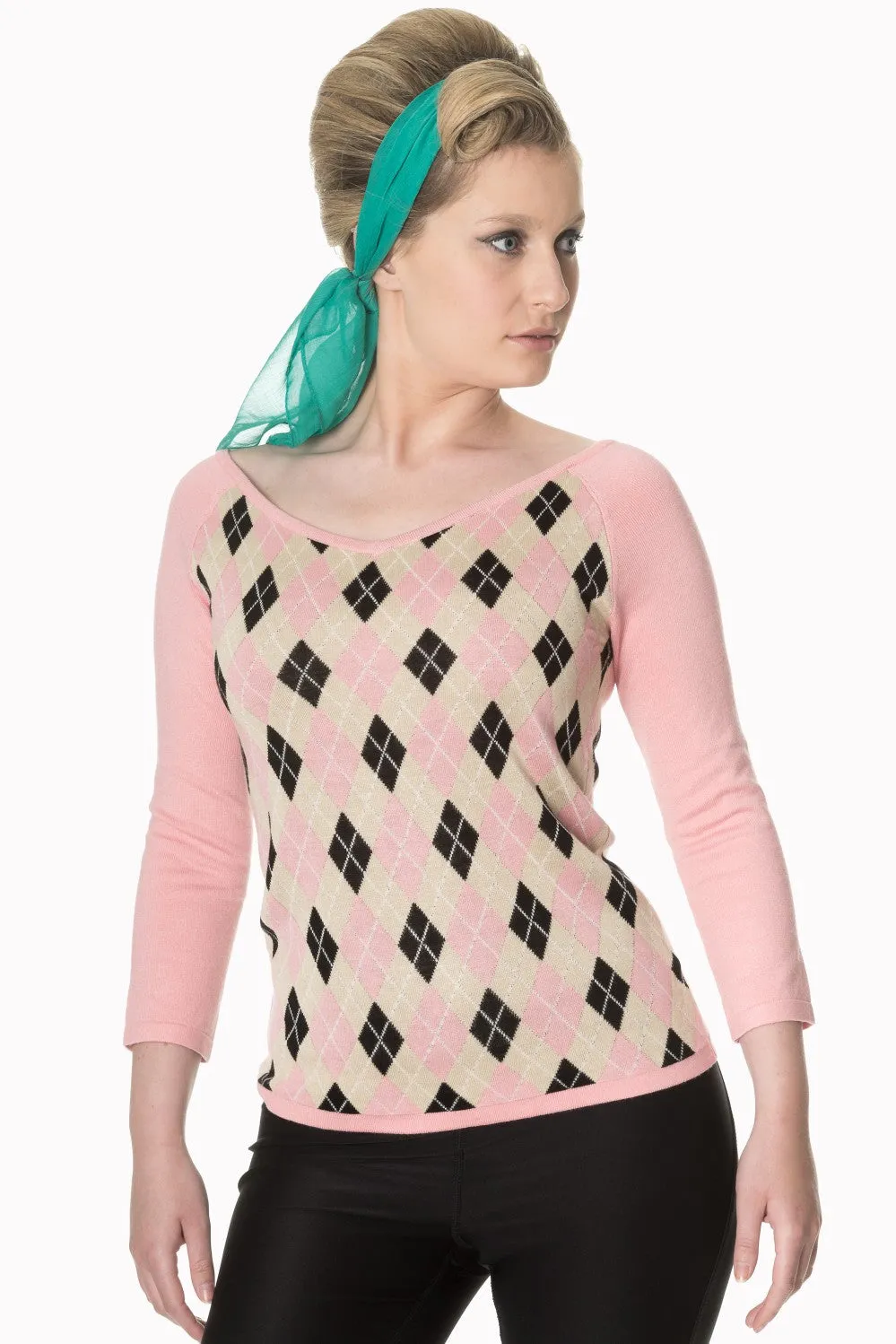 Banned Apparel - Great Heights Off Shoulder Knit Top