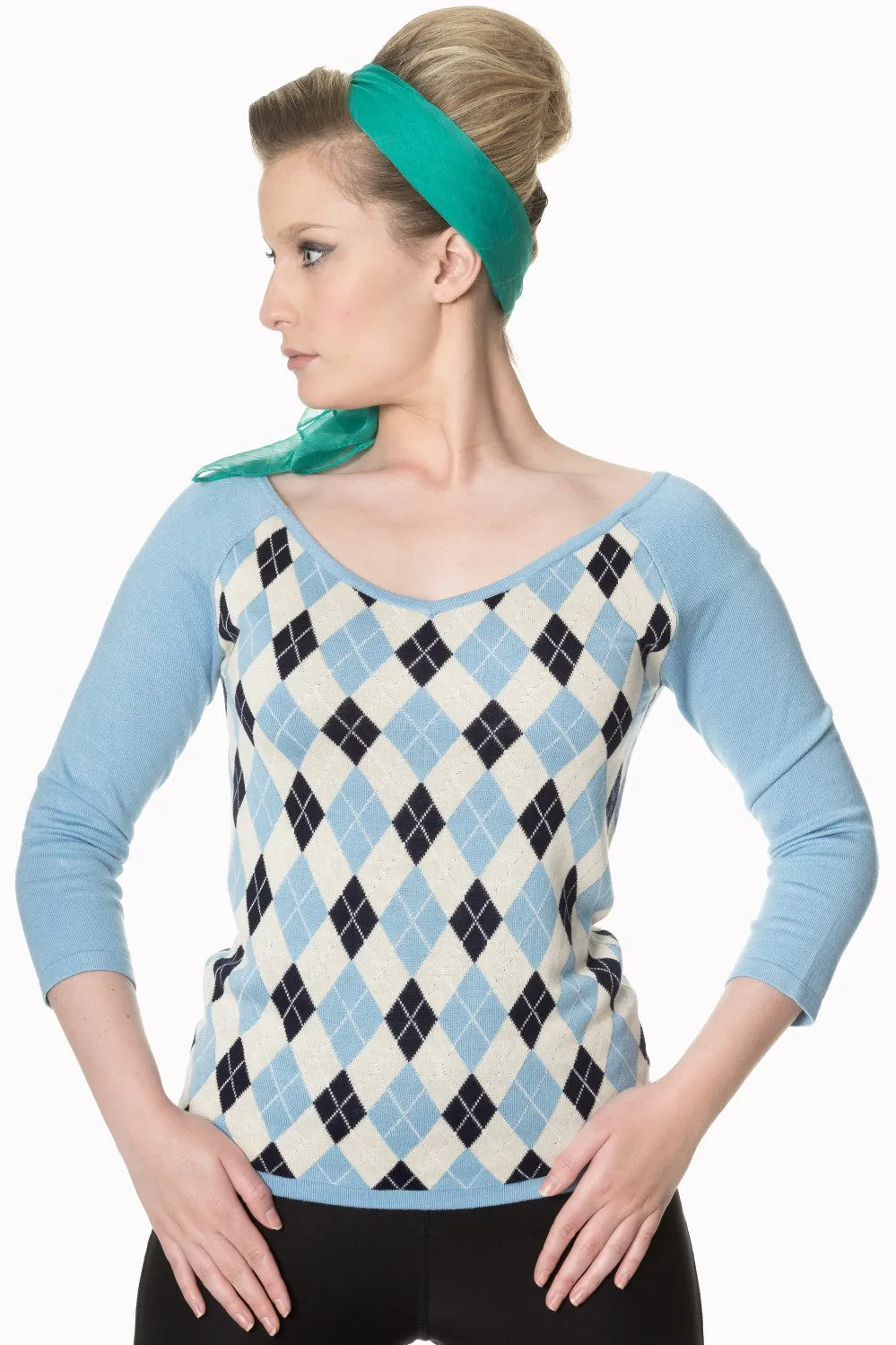 Banned Apparel - Great Heights Off Shoulder Knit Top
