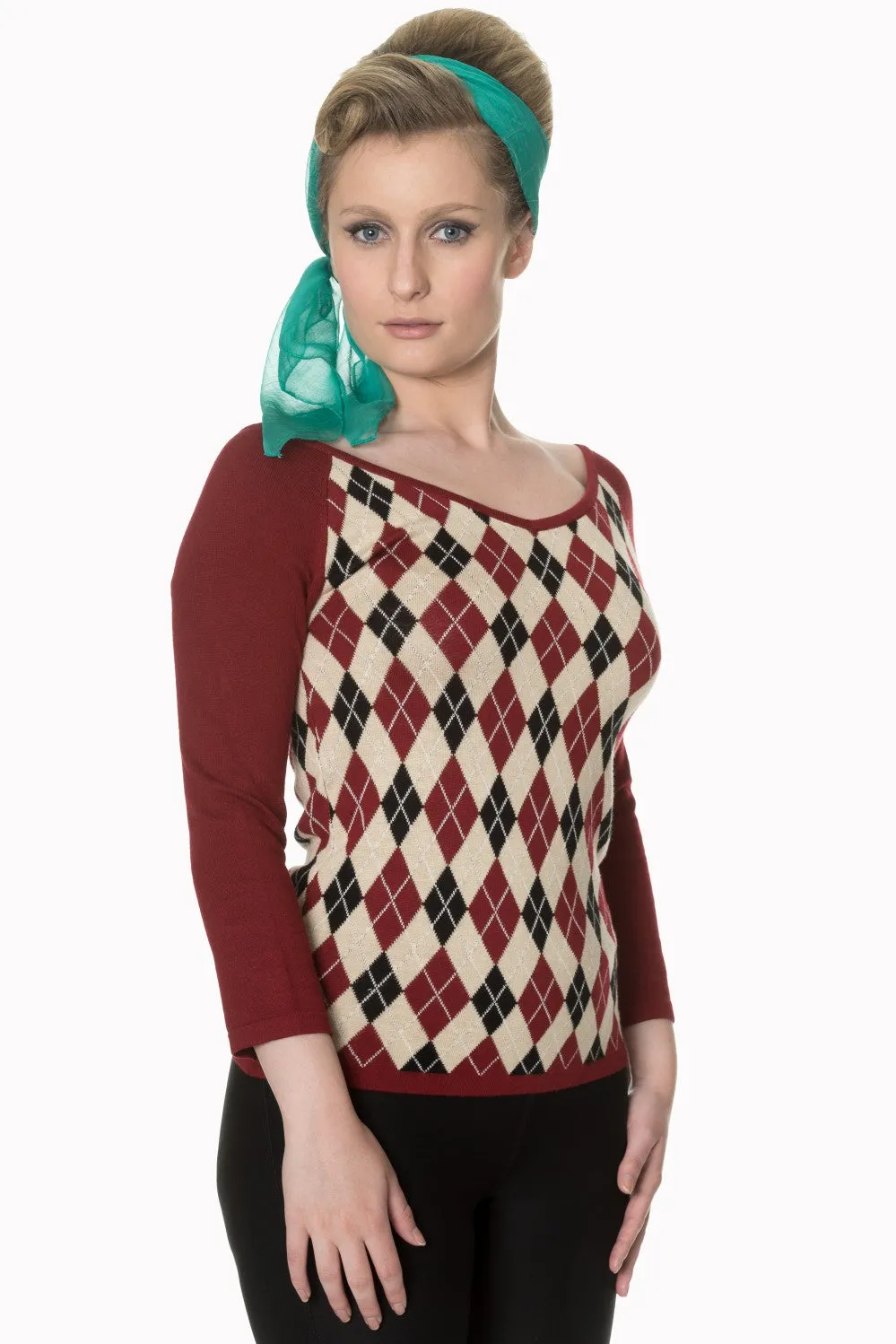 Banned Apparel - Great Heights Off Shoulder Knit Top