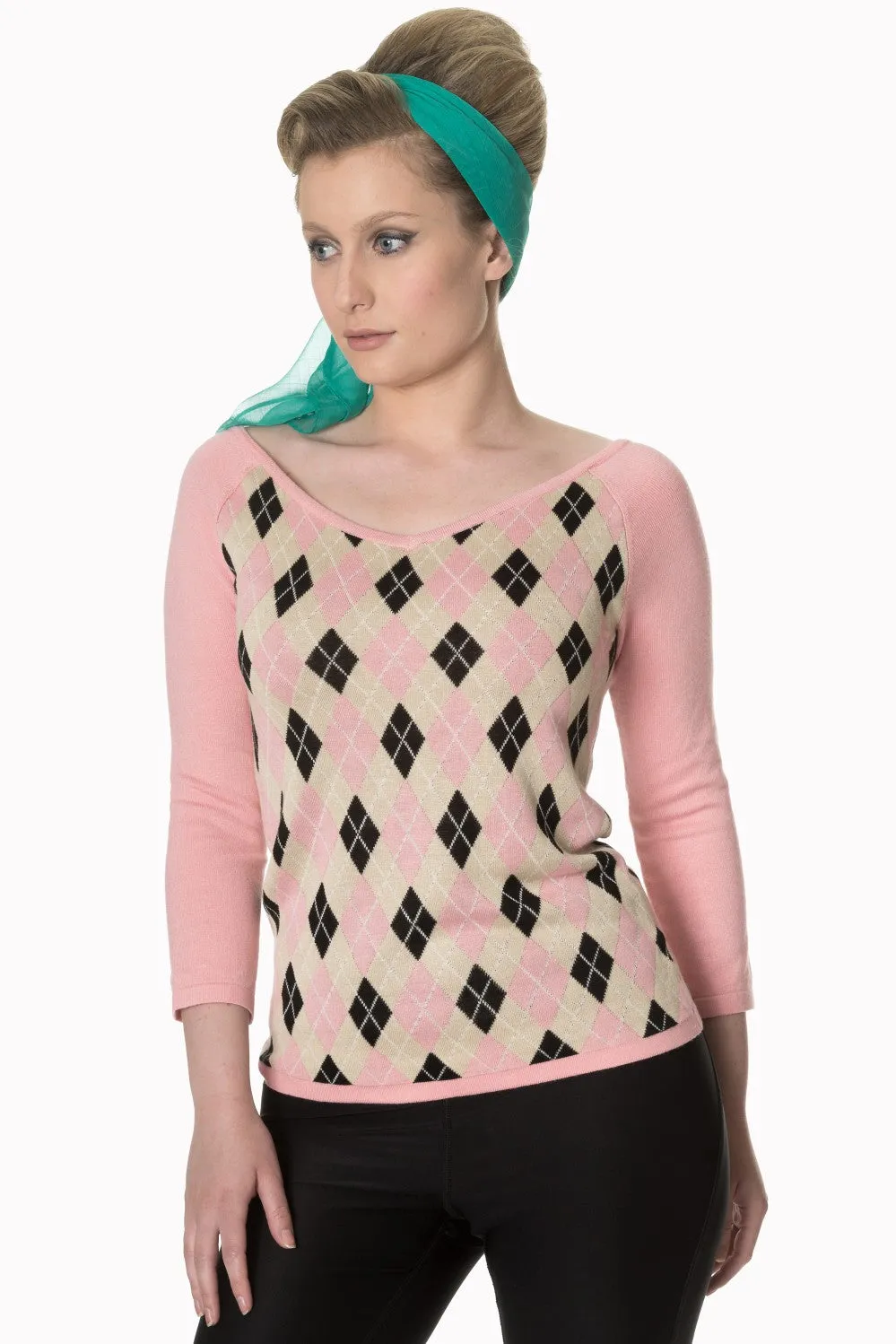 Banned Apparel - Great Heights Off Shoulder Knit Top