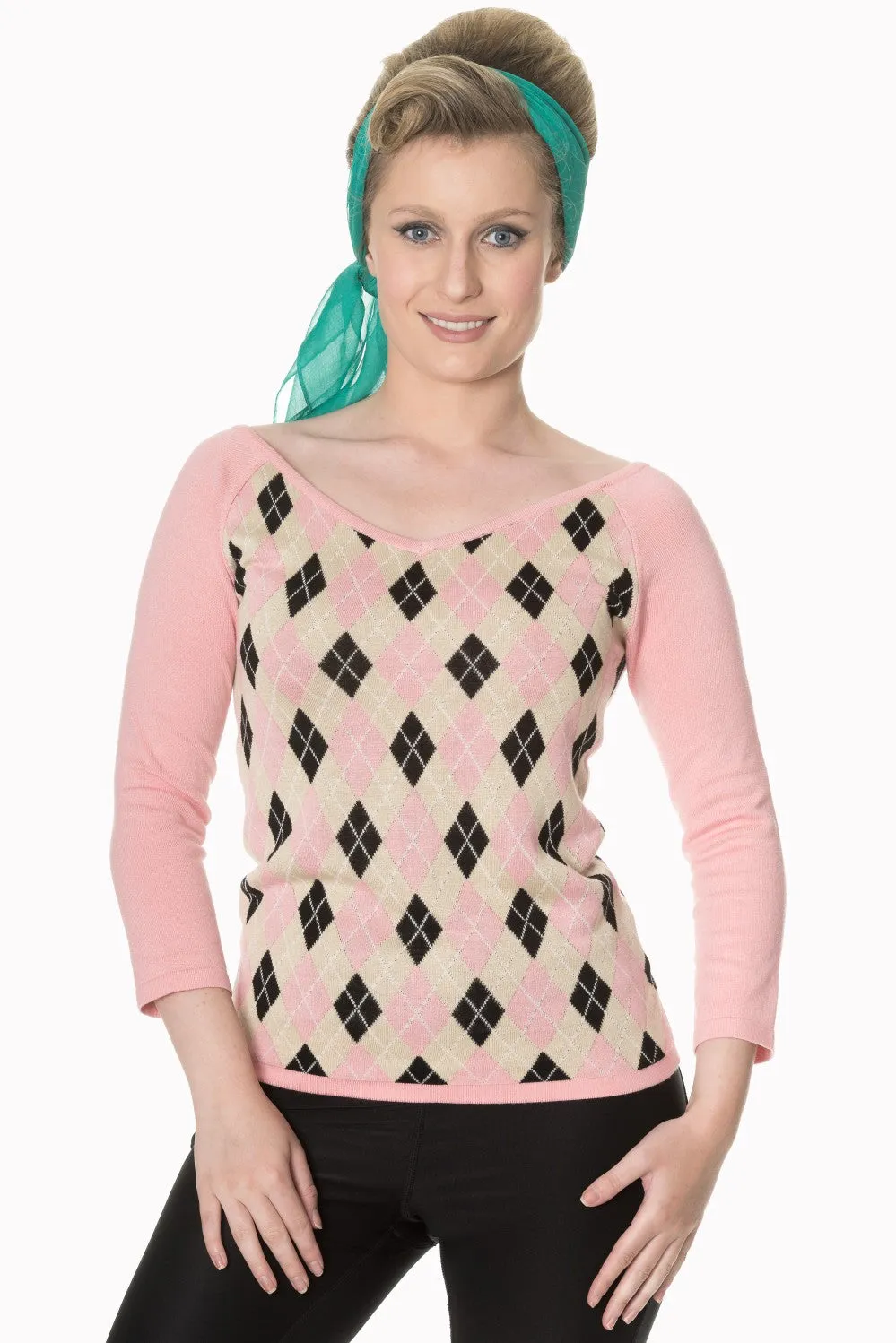 Banned Apparel - Great Heights Off Shoulder Knit Top