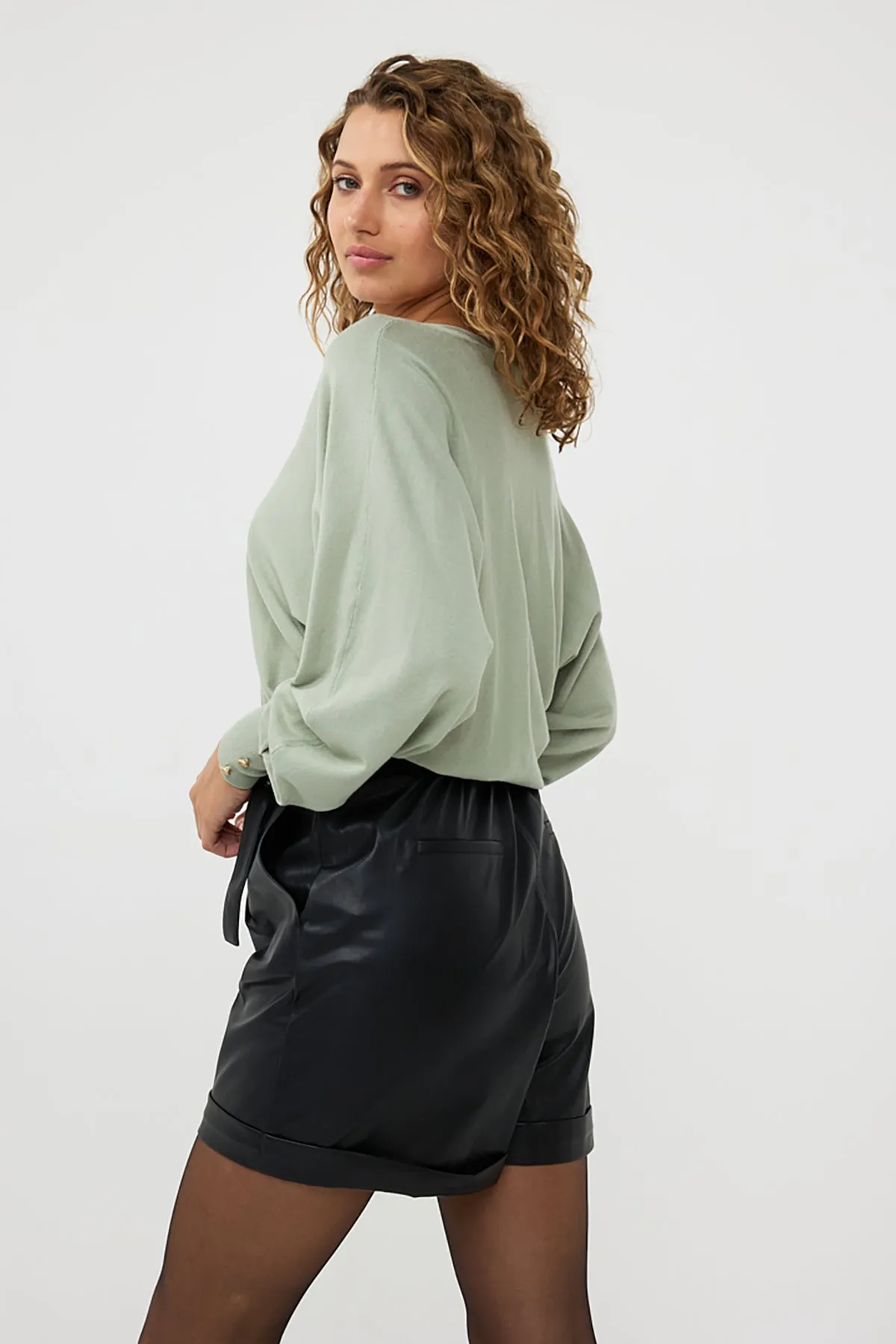 Batwing Basic Knit Sweater