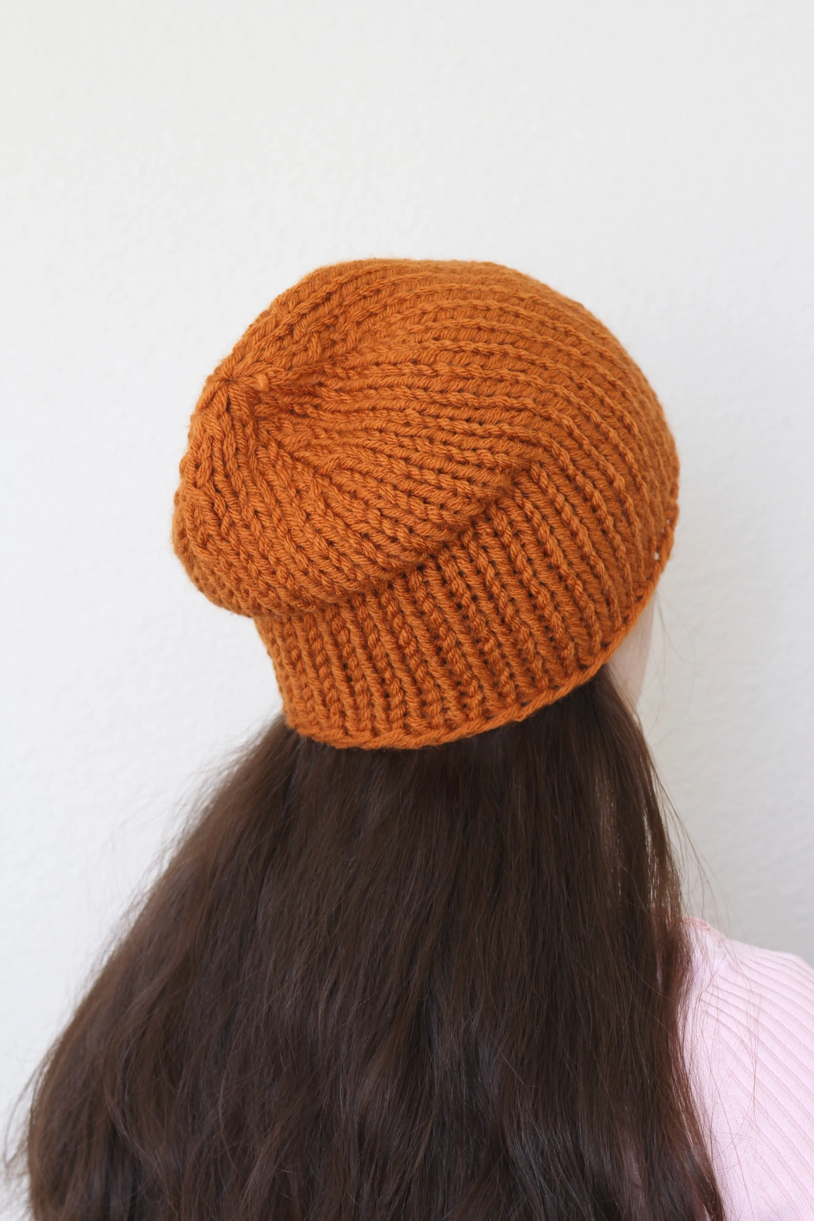Beanie hat, knit hat, slouchy hat, knit beanie in dark teal color