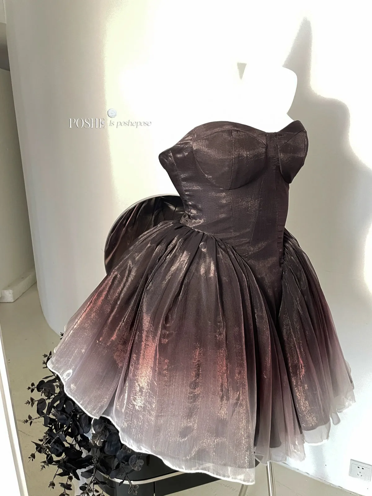 (BFM)POSHEPOSE~Black Swan~High-End Elegant Lolita Princess Dress