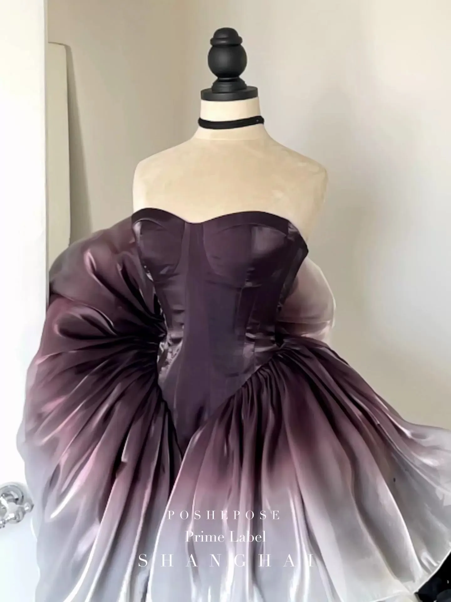 (BFM)POSHEPOSE~Black Swan~High-End Elegant Lolita Princess Dress
