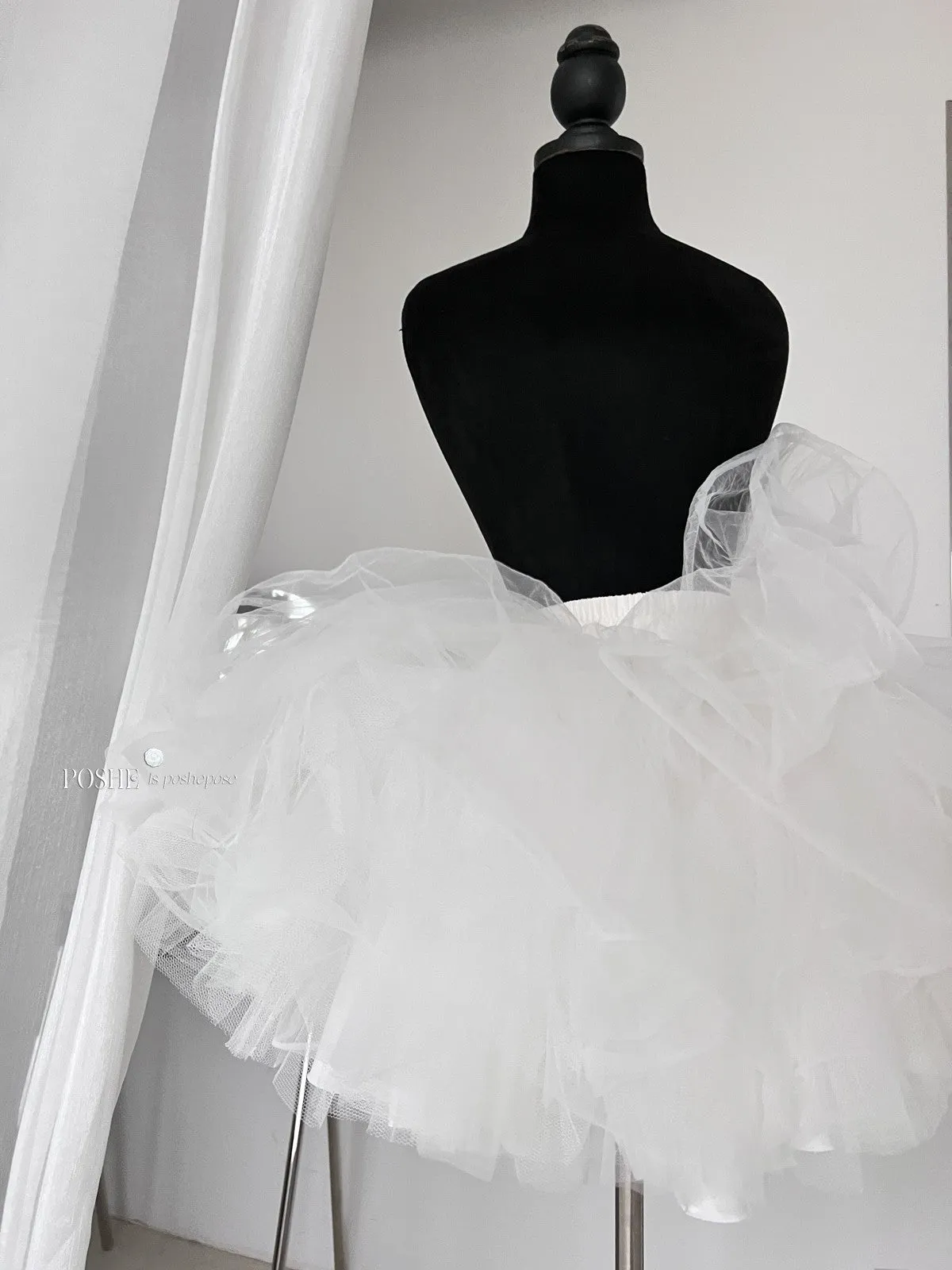 (BFM)POSHEPOSE~Black Swan~High-End Elegant Lolita Princess Dress