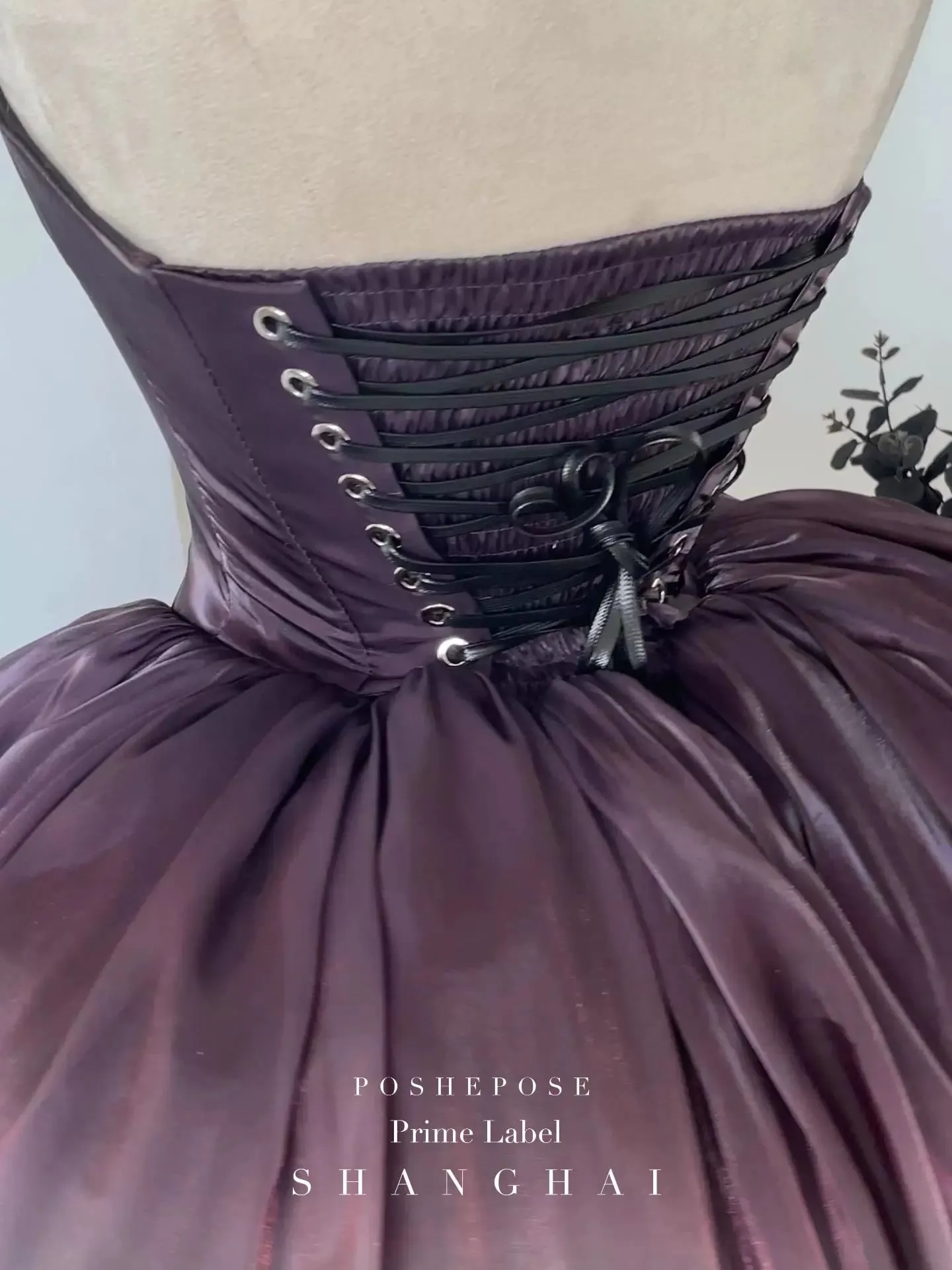 (BFM)POSHEPOSE~Black Swan~High-End Elegant Lolita Princess Dress