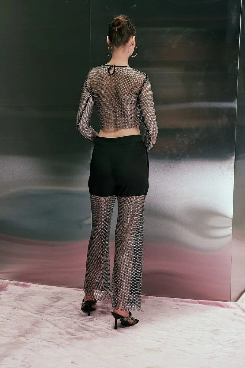 BLACK DIAMOND CROP TOP