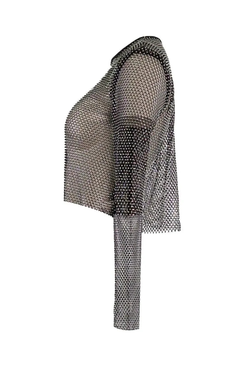 BLACK DIAMOND CROP TOP