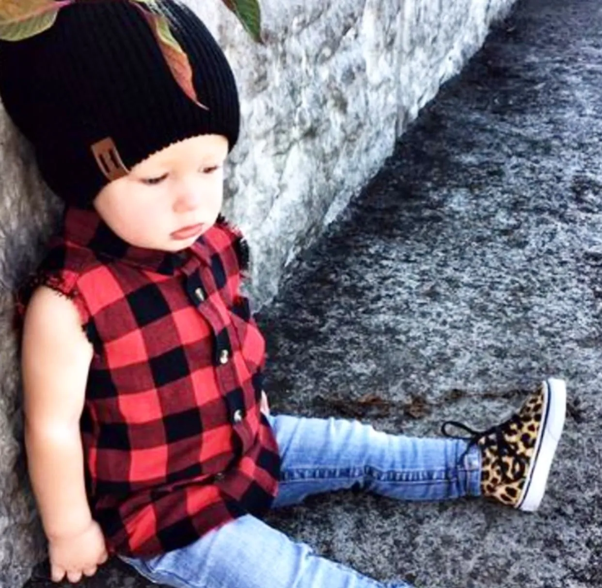 Black Knit Beanie