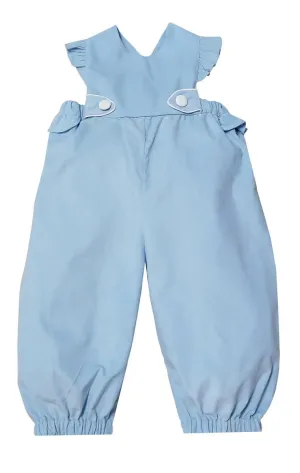 Blue Corduroy Romper