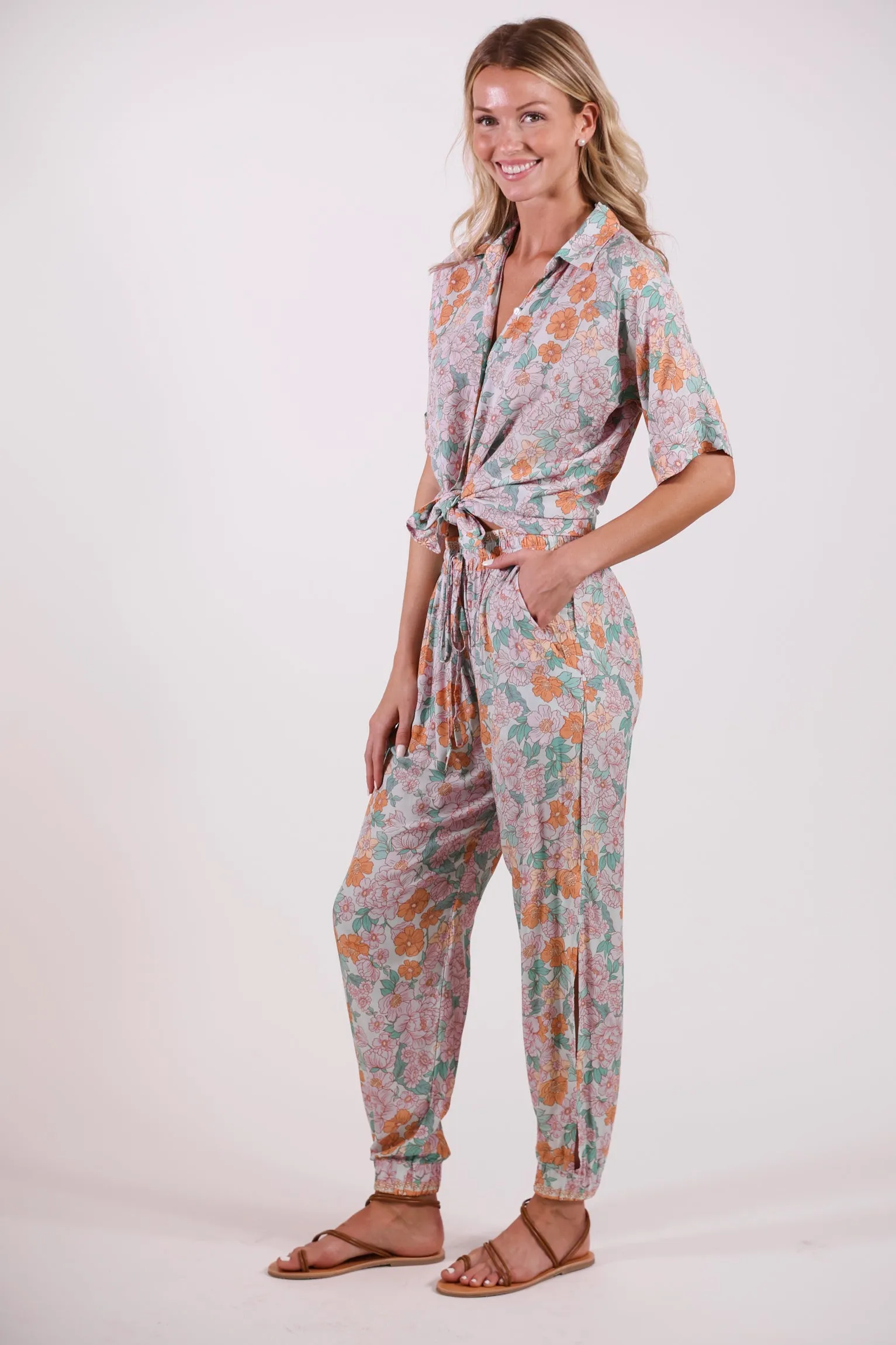 Bobbi Blouse in Seaglass