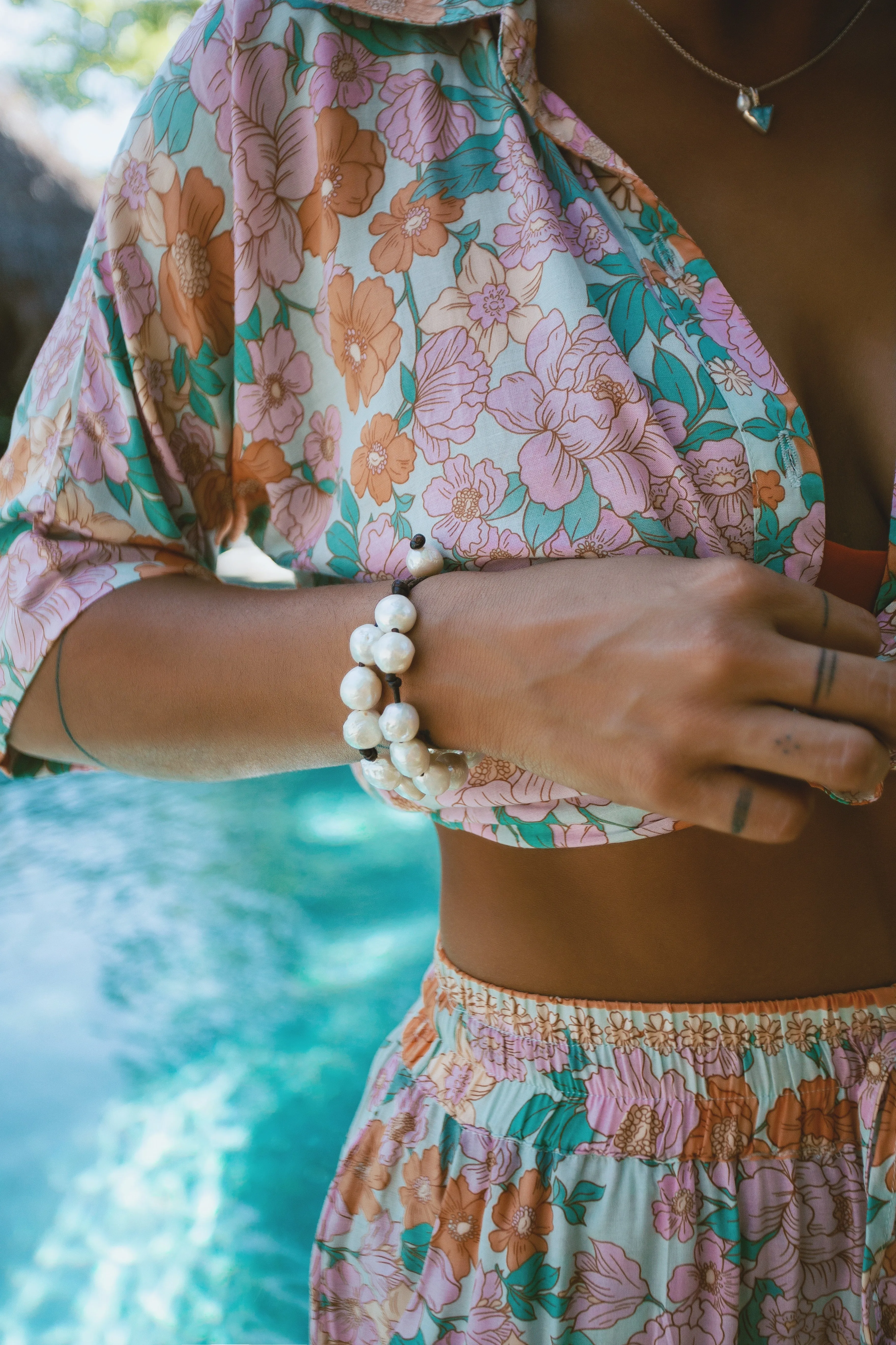 Bobbi Blouse in Seaglass