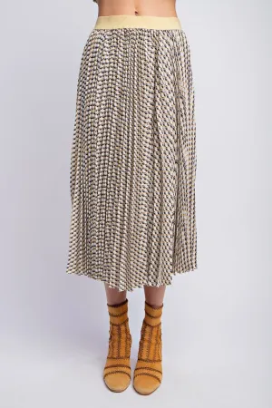 Butter Pleated Skirt