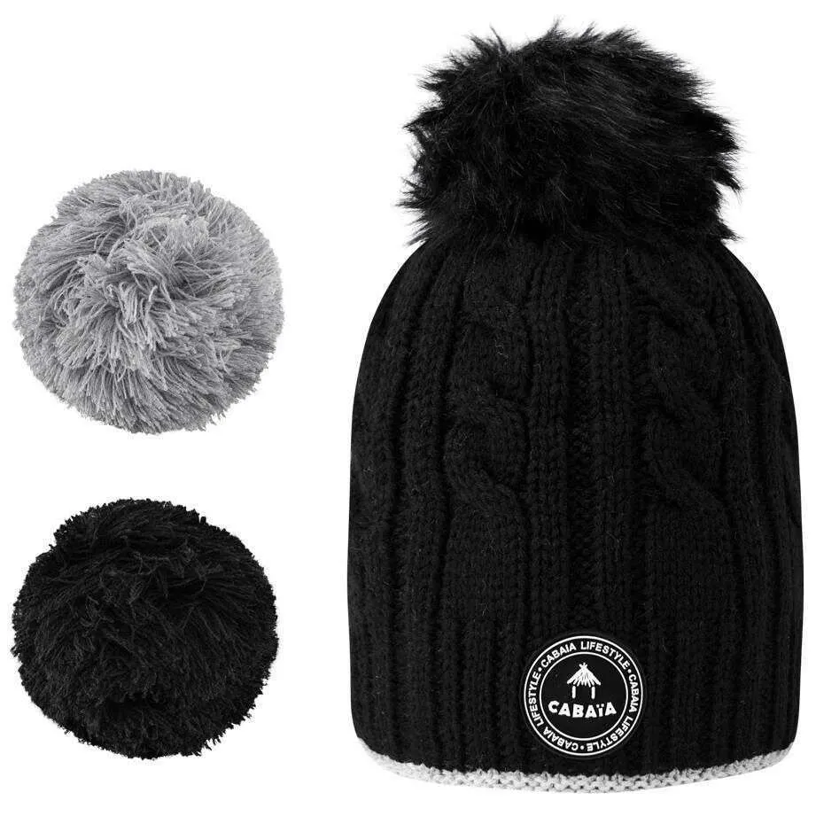 Cabaia Creamy Gin Beanie - Black