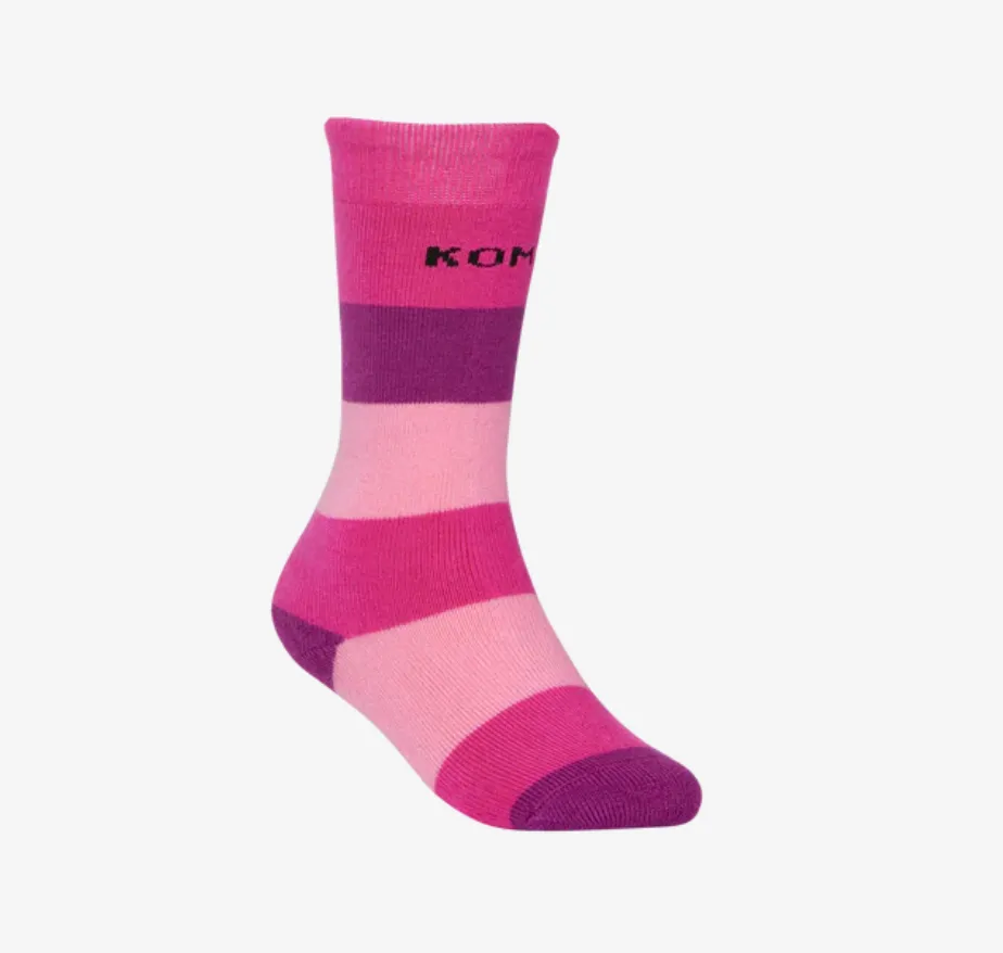 Candy Man Heavy Socks Fuchsia Fedora by KOMBI