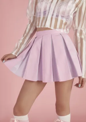 Caught In The Illusion Pleated Skirt