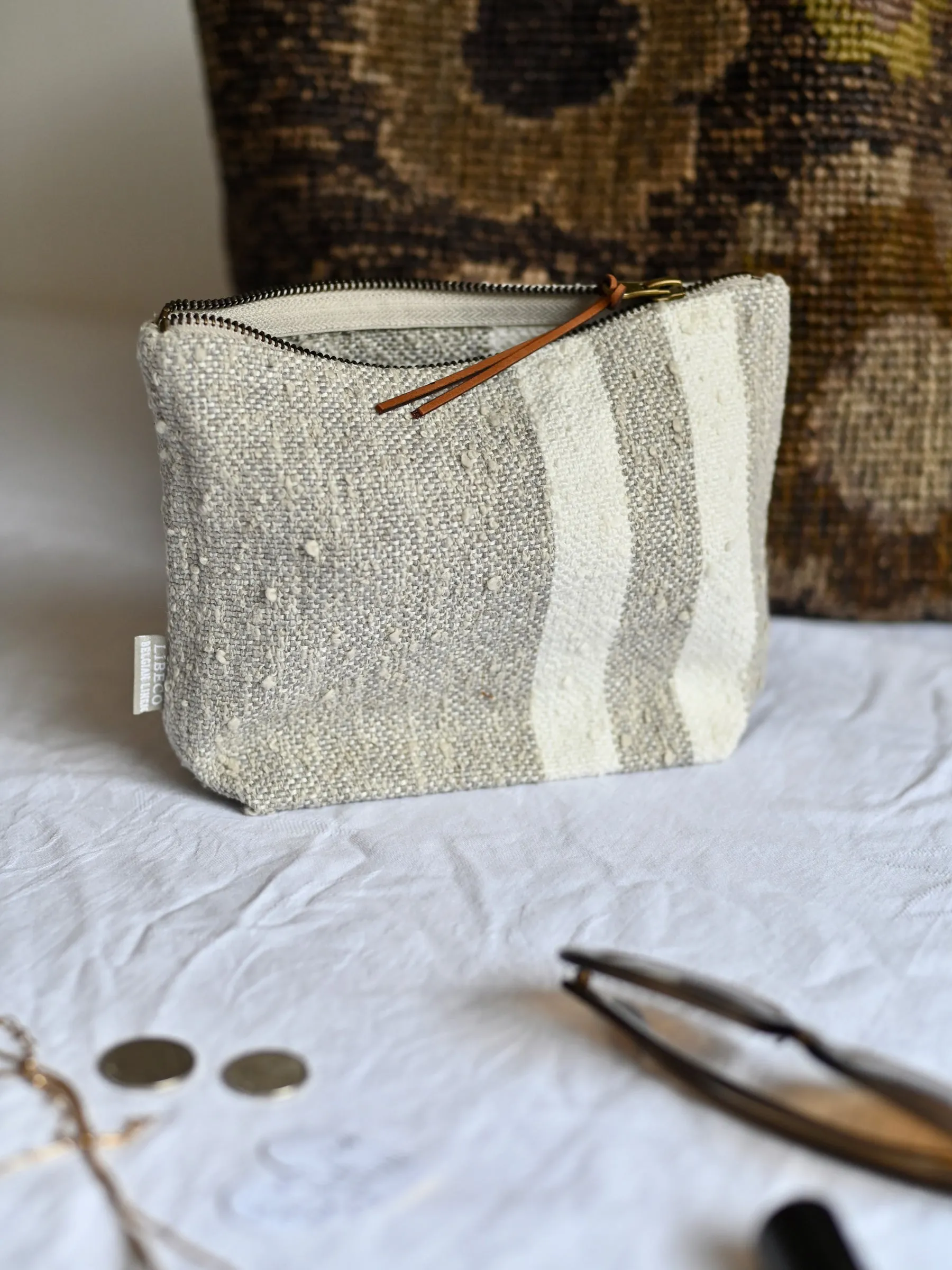 Charlotte Linen Pouch