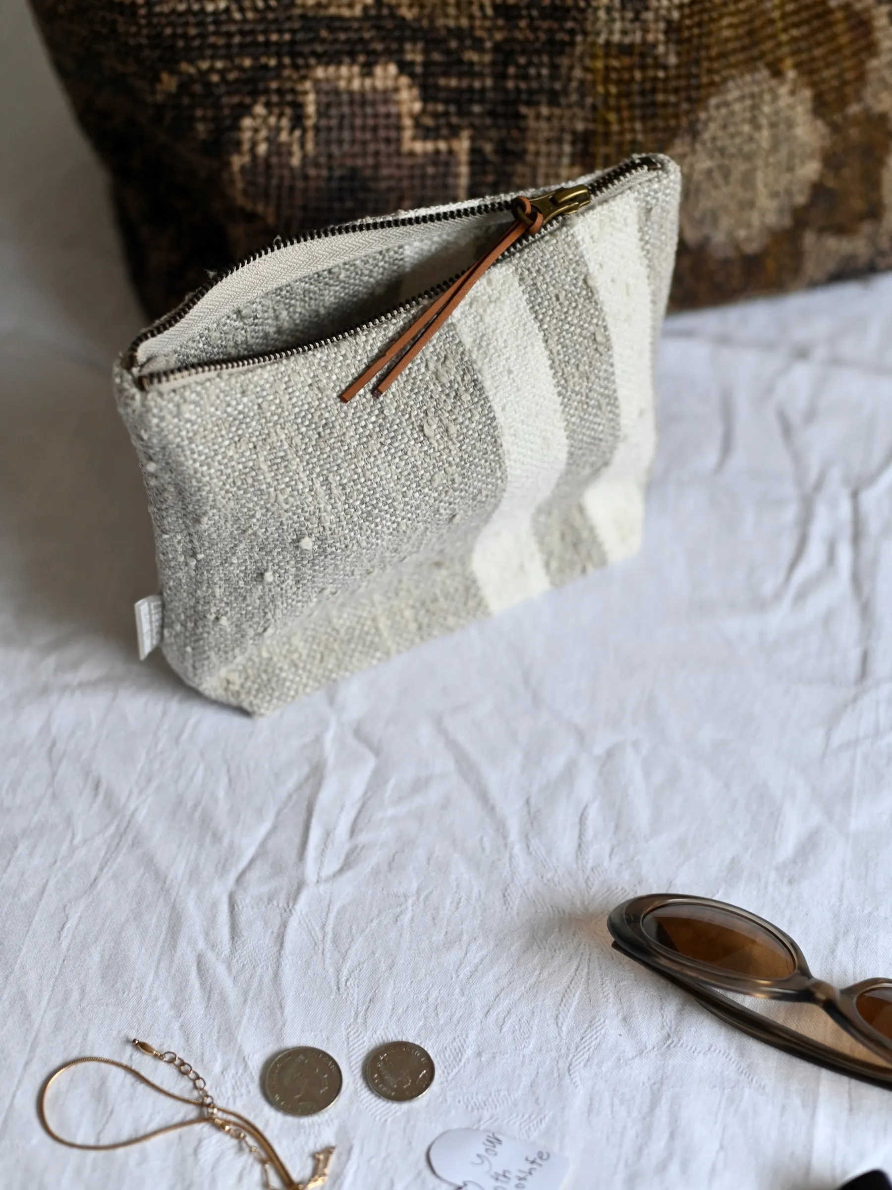 Charlotte Linen Pouch