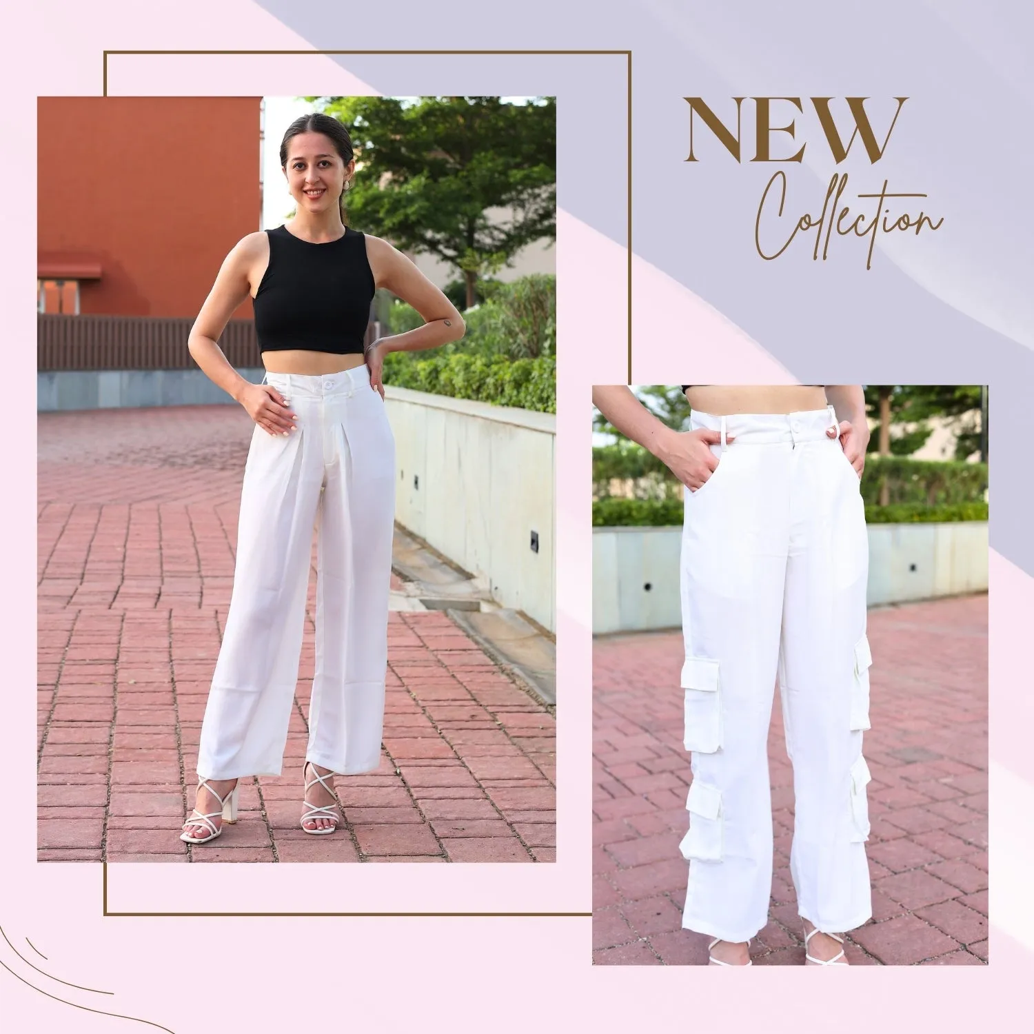 Chic High-Waist Multi-Pocket Cargo Pants | GloFash