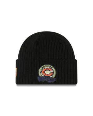 Chicago Bears New Era Salute To Service 2022 Sport Cuffed Knit Hat
