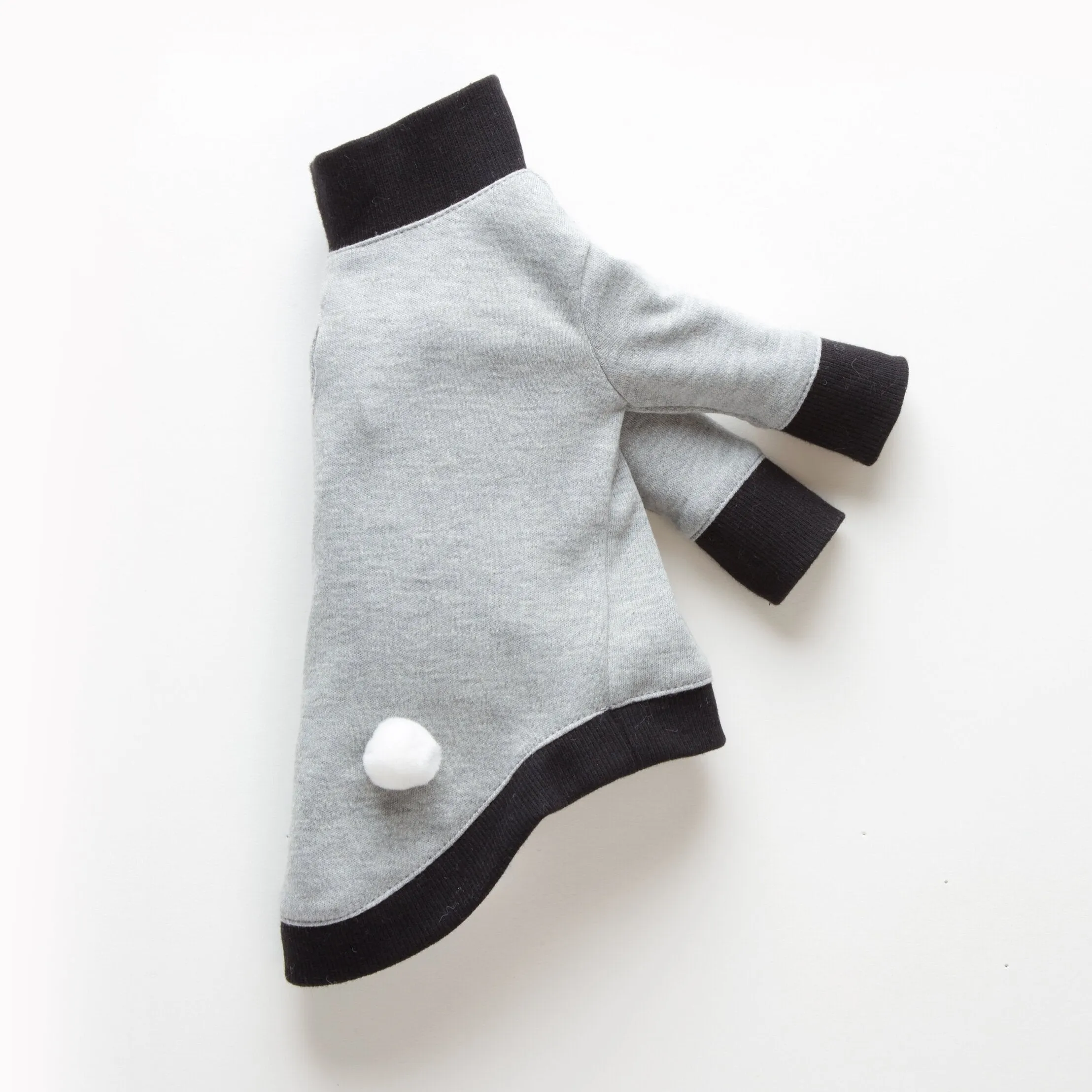 Chill Puppers Only | Light Gray Cotton Knit Doggie Top